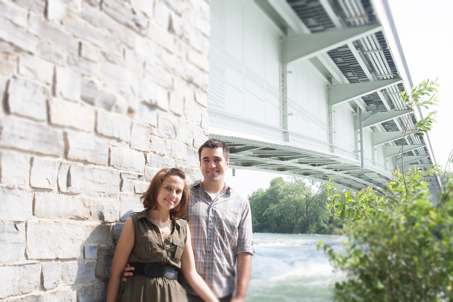 Engagement photo session, Niagara Falls NY.