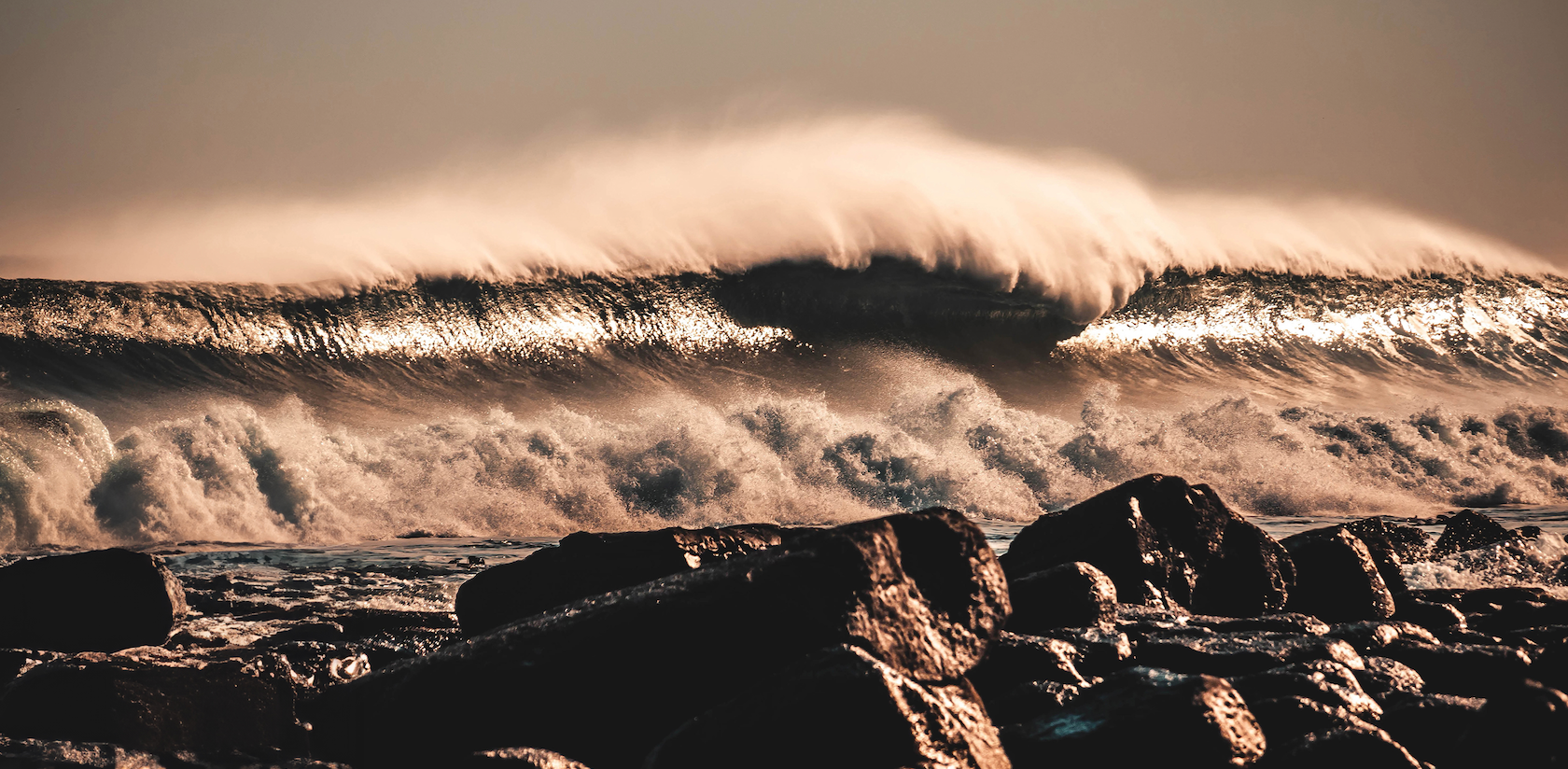 A wave of fire