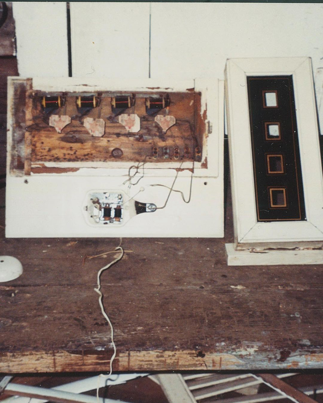  Restoration works to the servant indicator board in 1997.