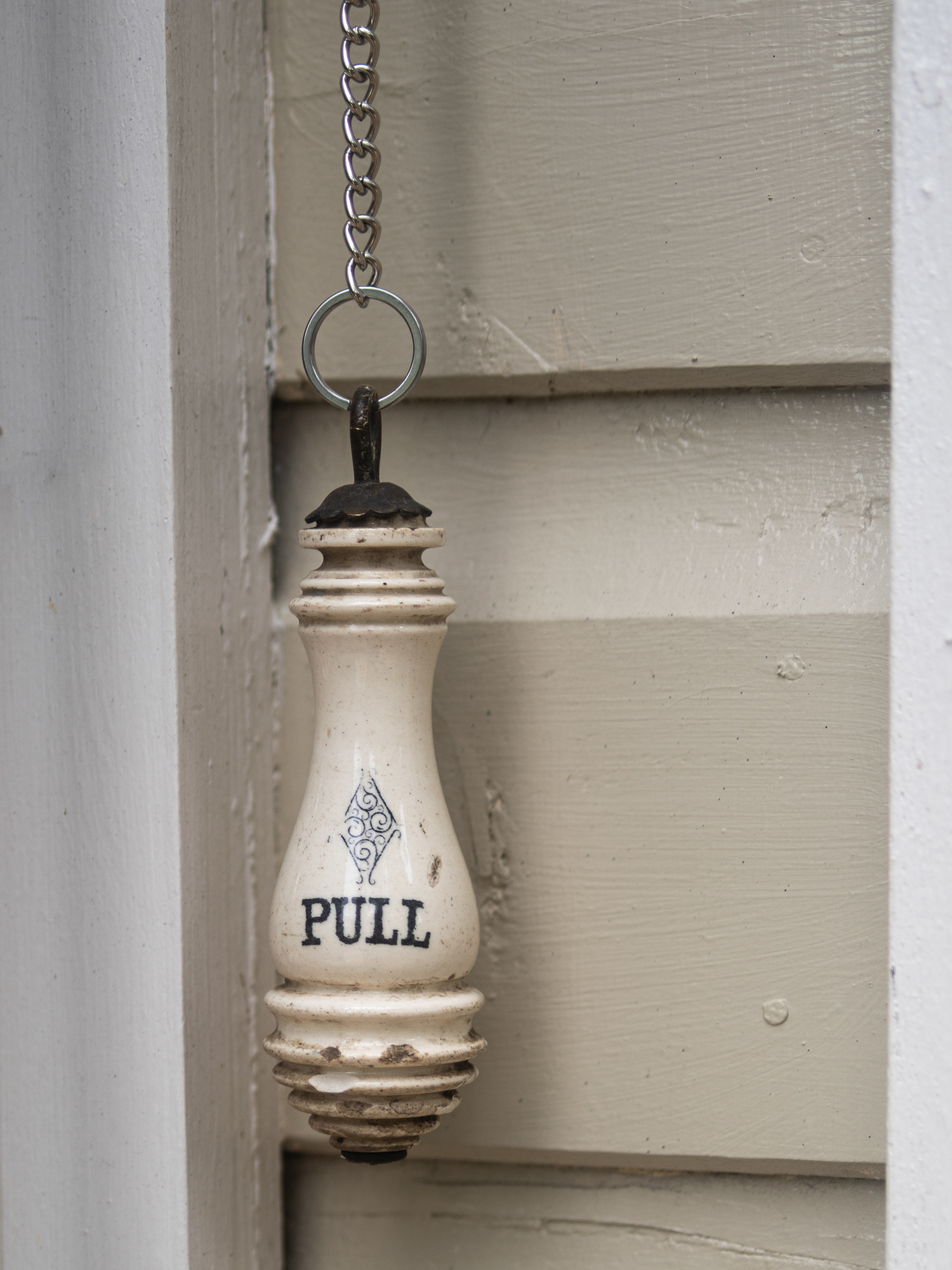 The old pull for the rear entrance bell