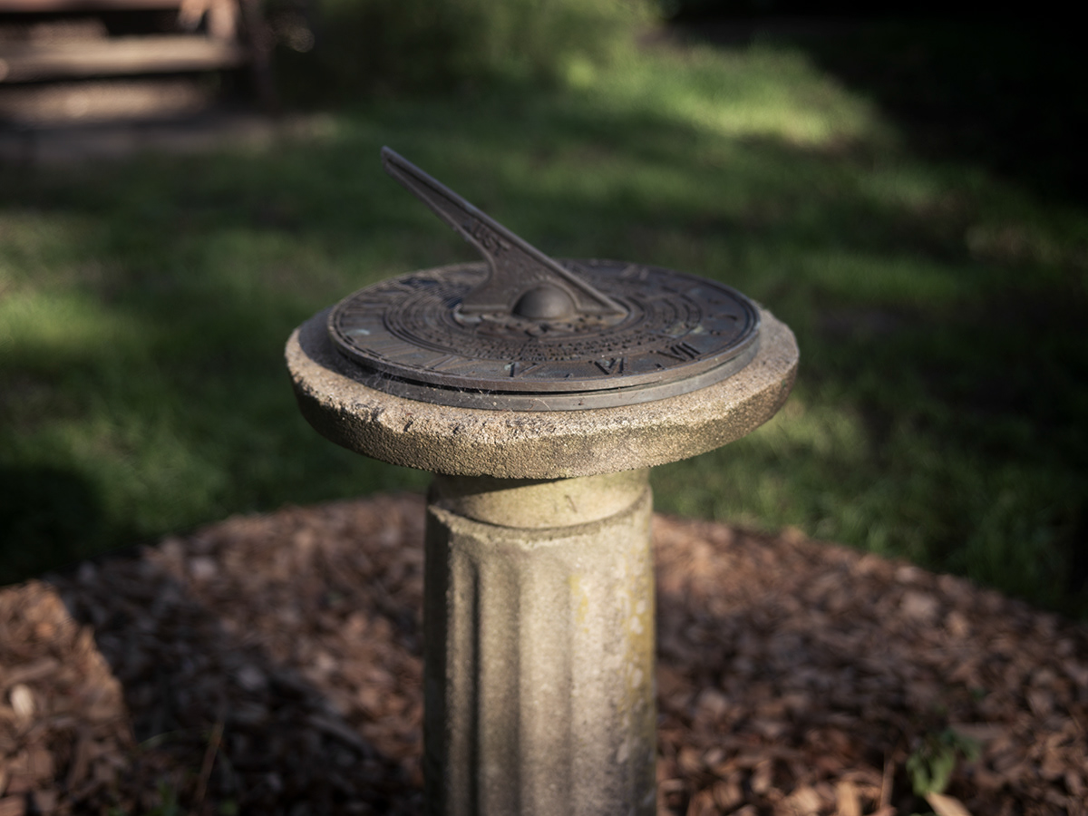 The garden sundial