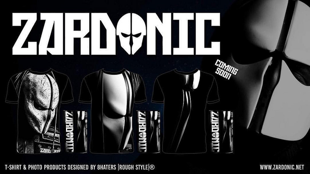 Image by 8haters: Graphics design and merchandising for Zardonic