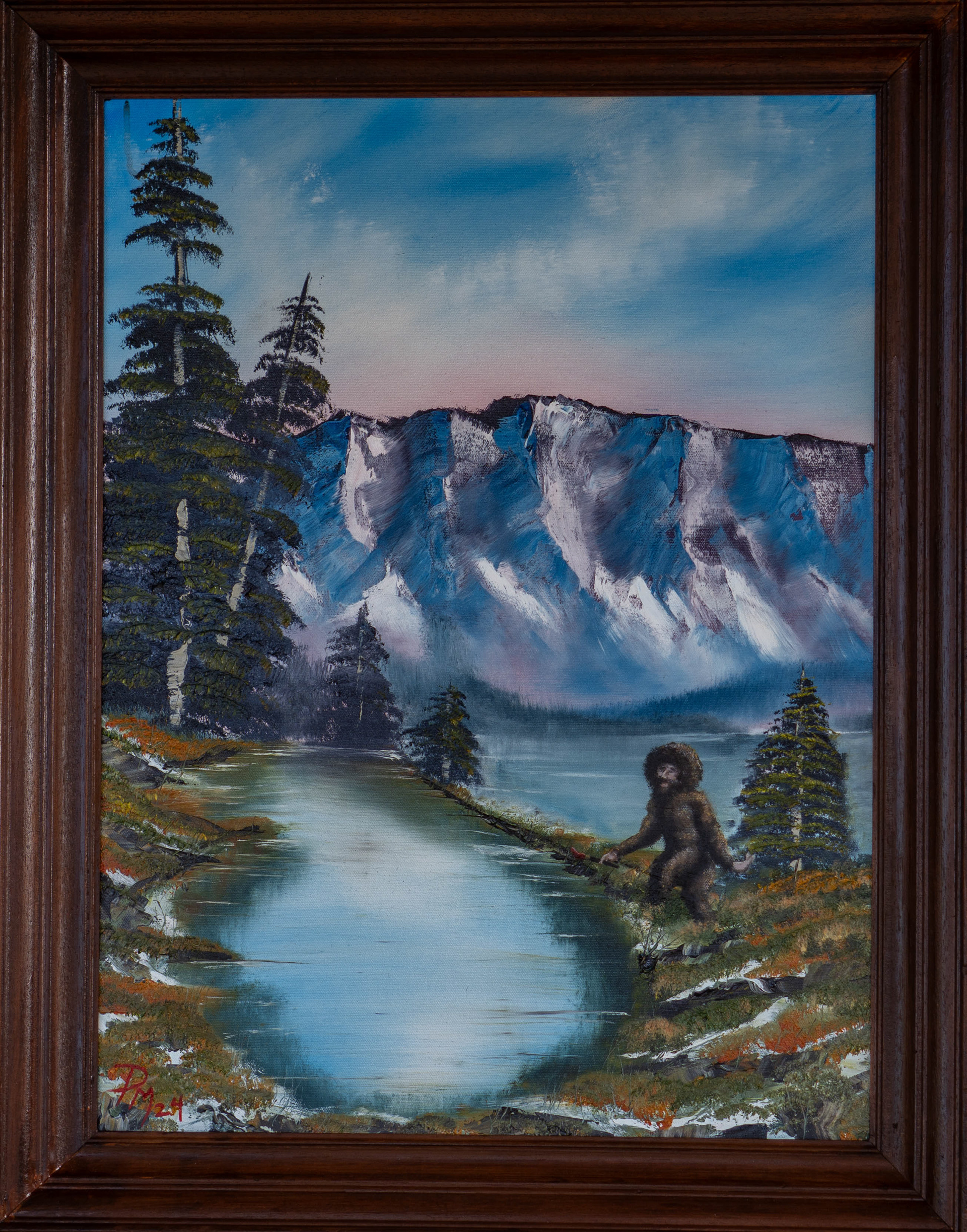 Ross Squatch (18x24) (sold)
