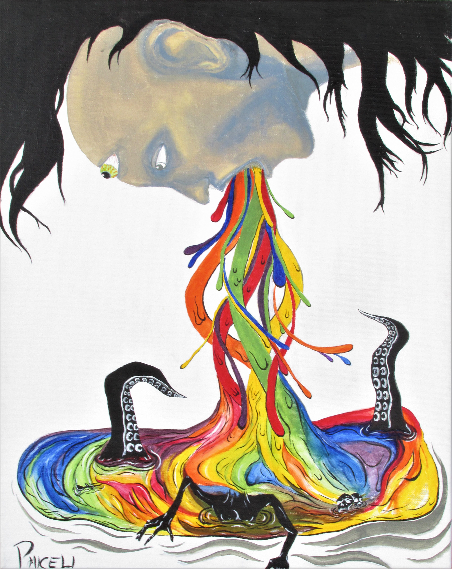 Dreaming of Throwing Up (16x20)