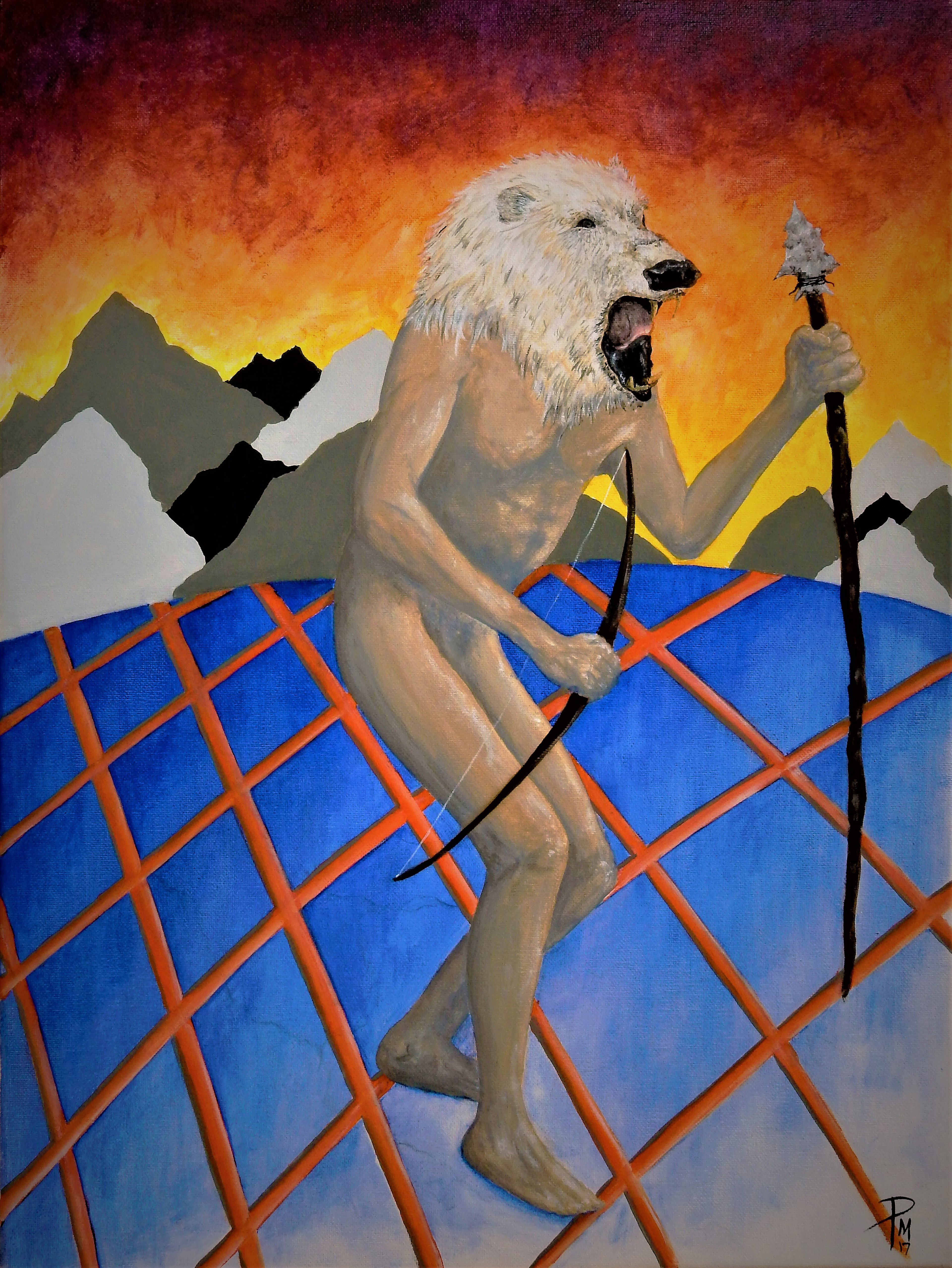 The Hunter  (18x24) (sold)