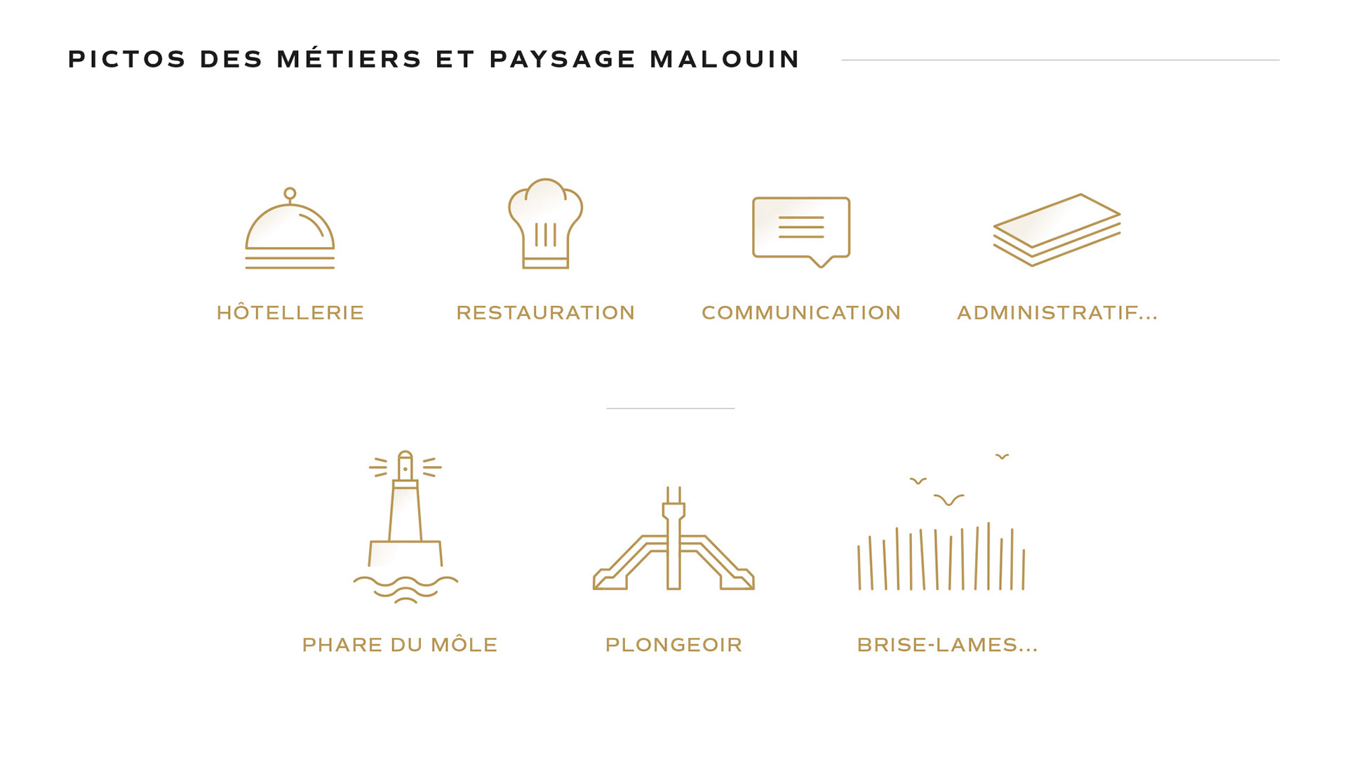 Pictos graphiste Saint-Malo