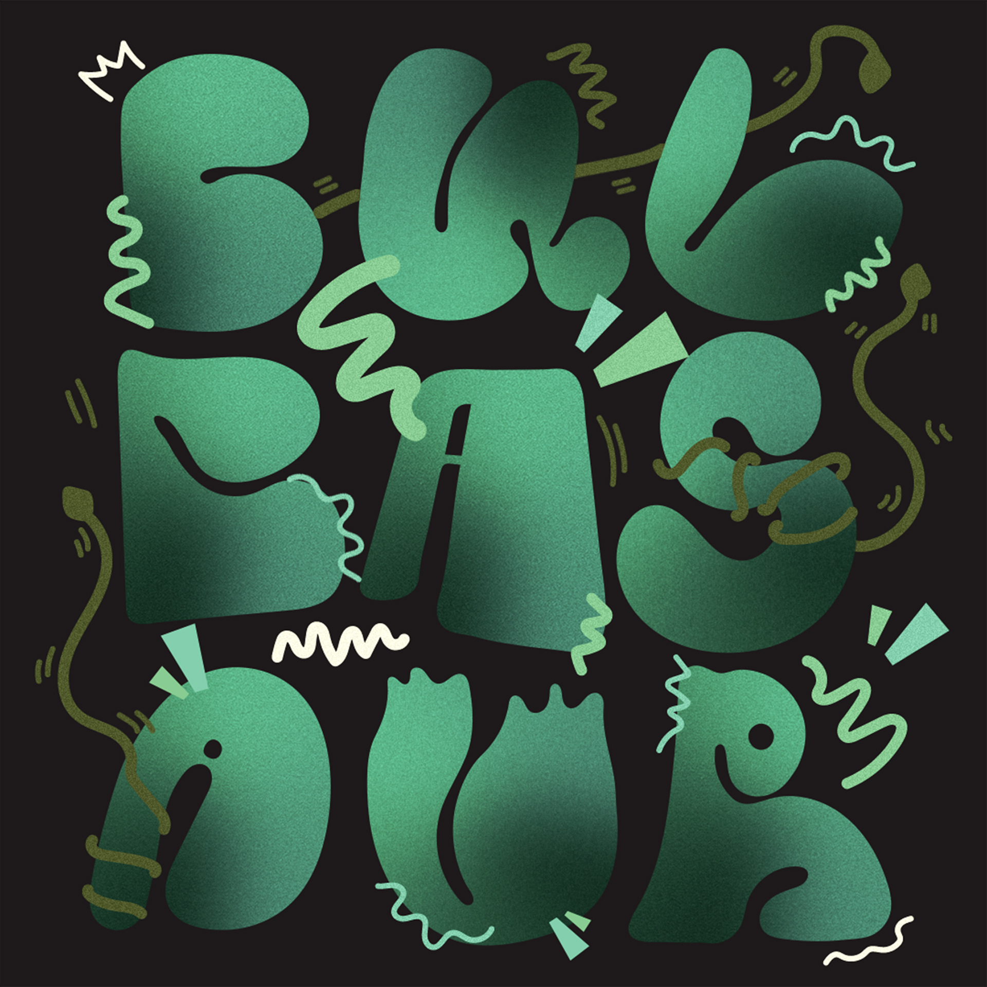 pokemon fan art, bulbasaur fan art, pokemon lettering, pokemon illustration, kanto starters illustration, pokemon gen 1 illustration, bulbasaur lettering, bulbasaur illustration, bulbasaur poster