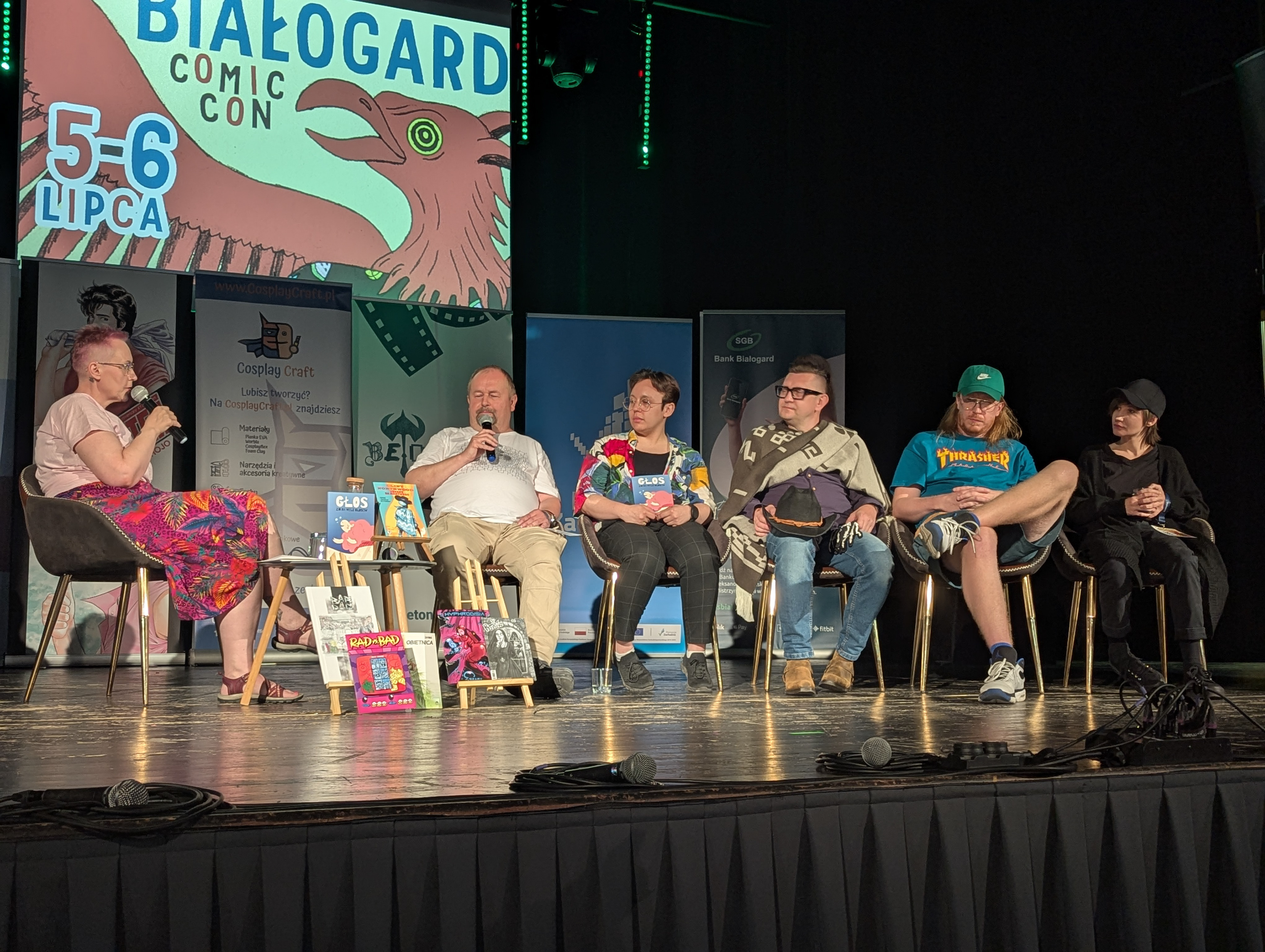 Representing Wielogłos at the Białogard Comic Con 2025