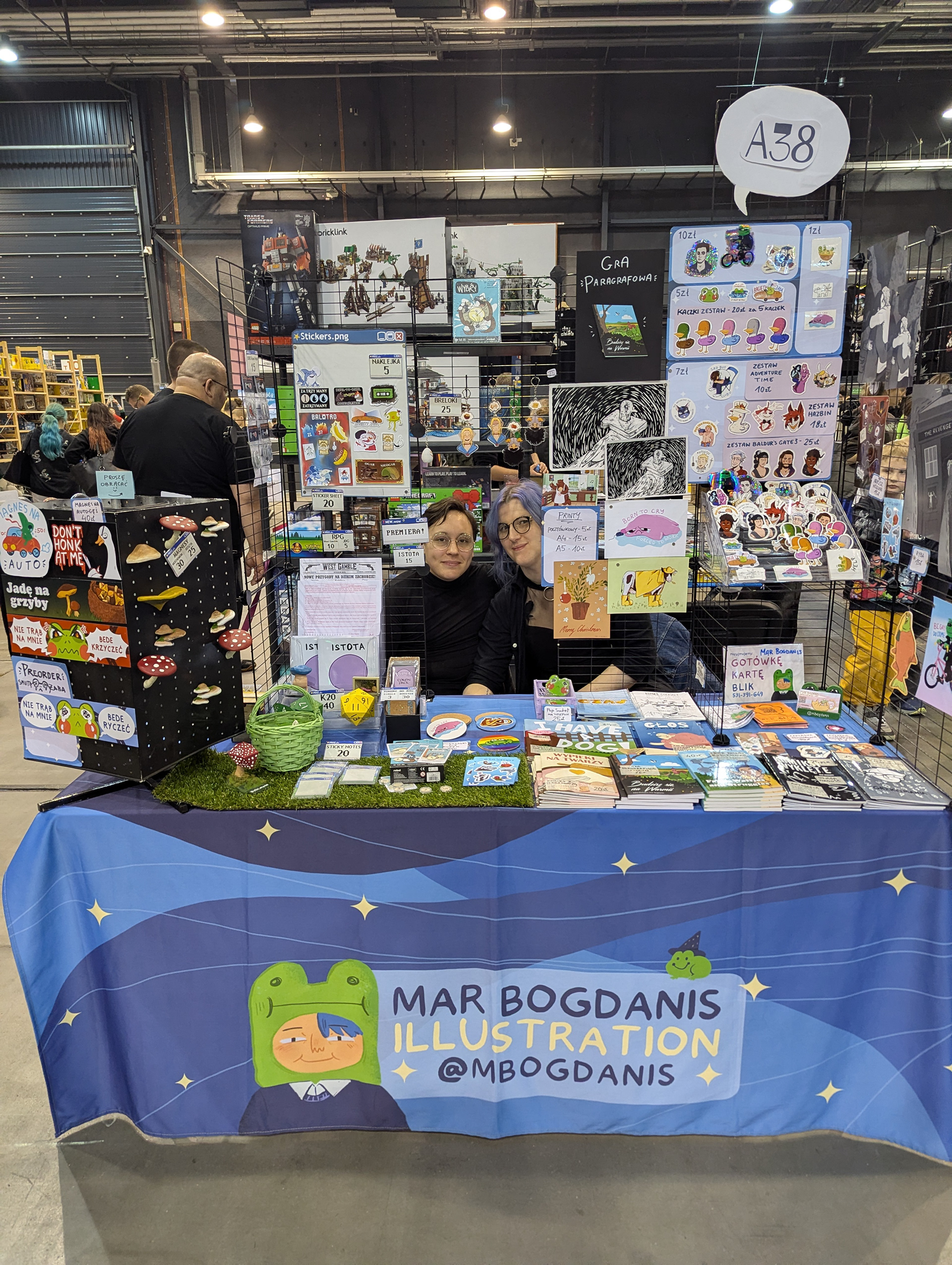 My stall on a AleGramy! Festival 2025.