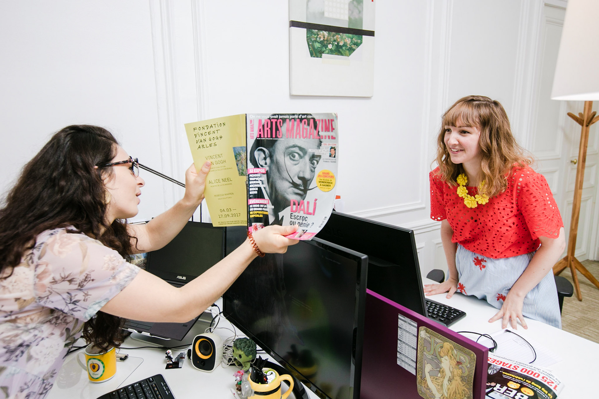 Interenchères - reportage at the office