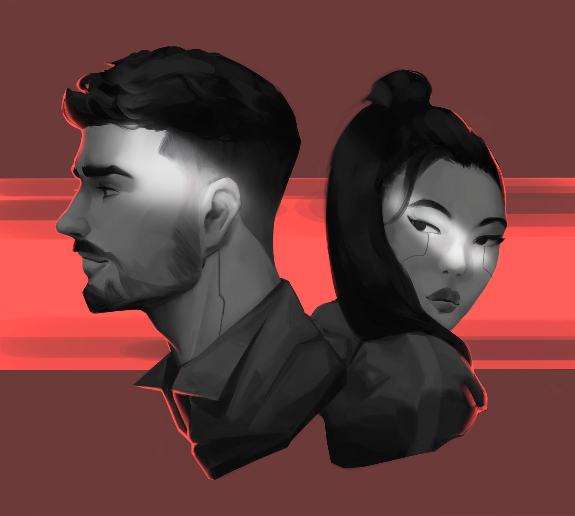 Sci-fi inspired Portrait Photoshop