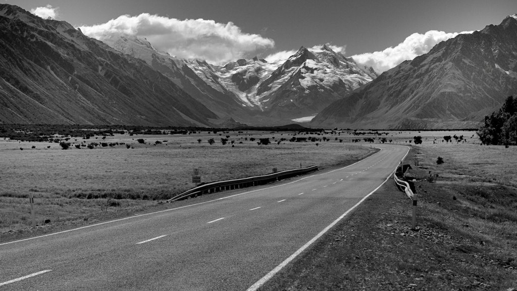 Mt Cook Rd, New Zealand.