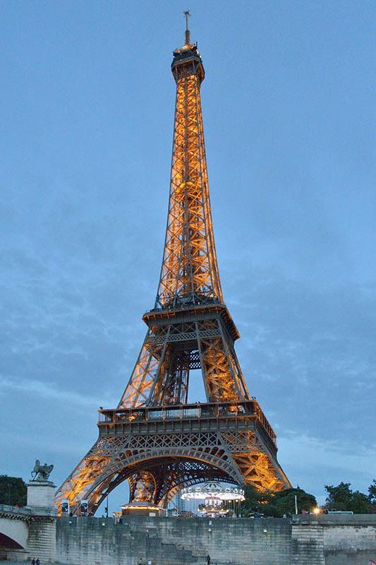 Eiffel tower, Paris, France.