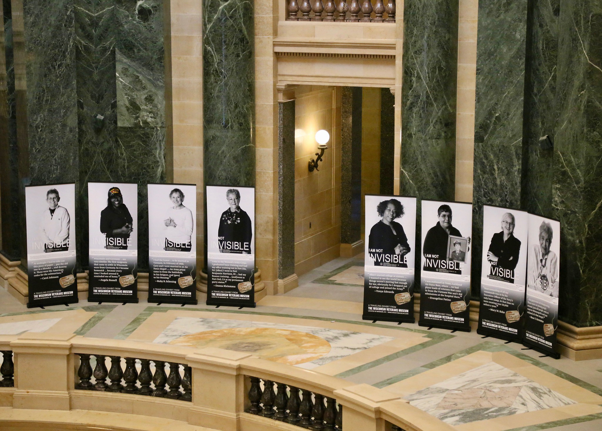 I Am Not Invisible Exhibit Unveiling at the WI State Capitol, November 7th, 2019.