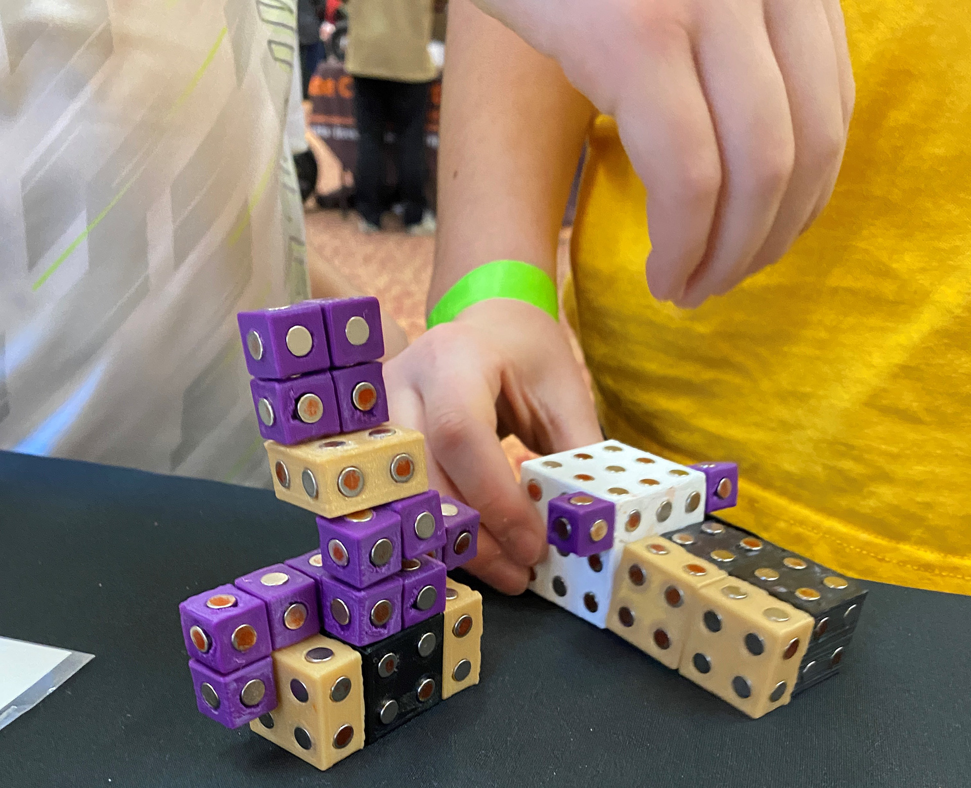 Playtesting at the 2021 Rochester Mini Makerfaire