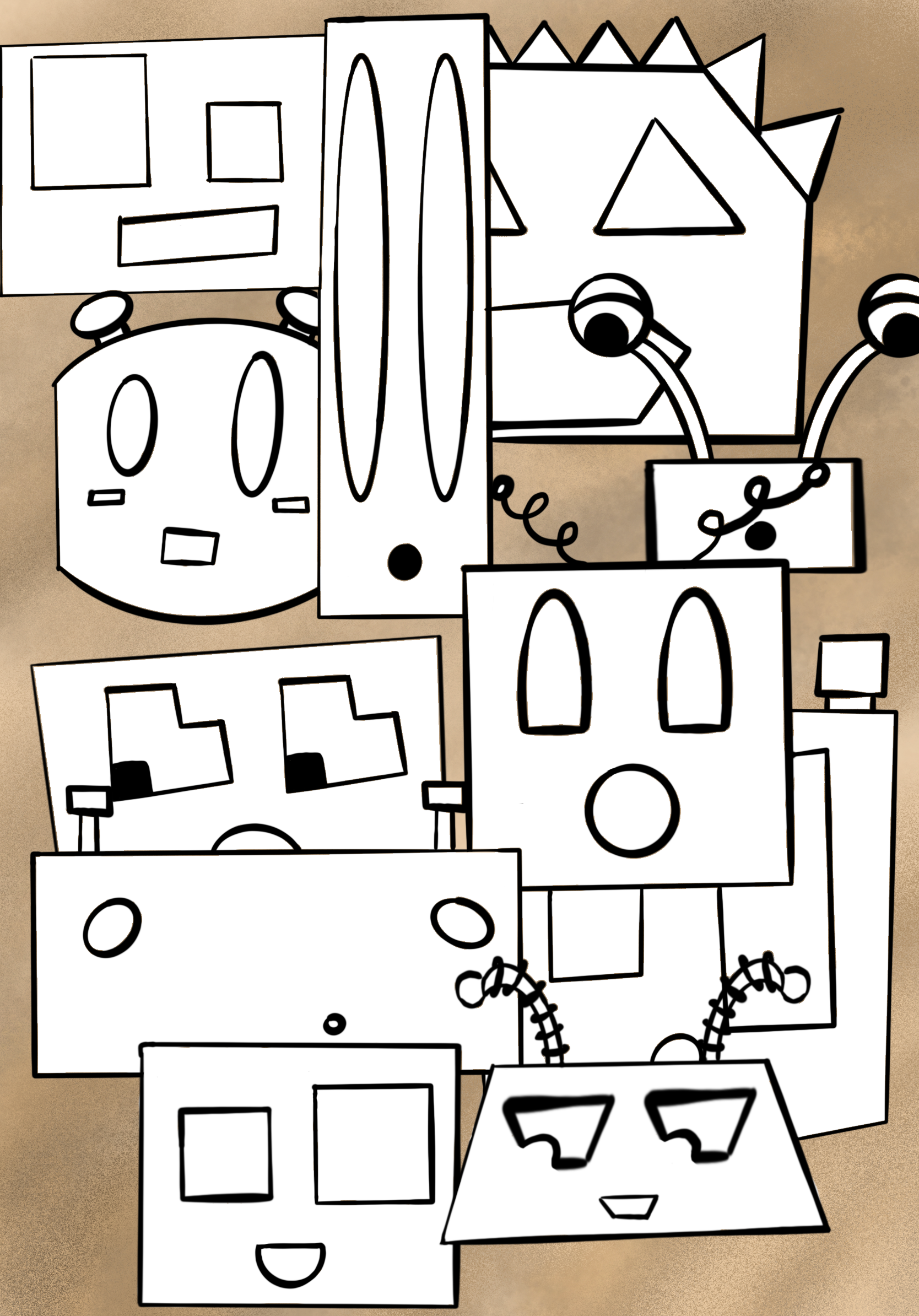 Possible Head Design Ideation Sketches
