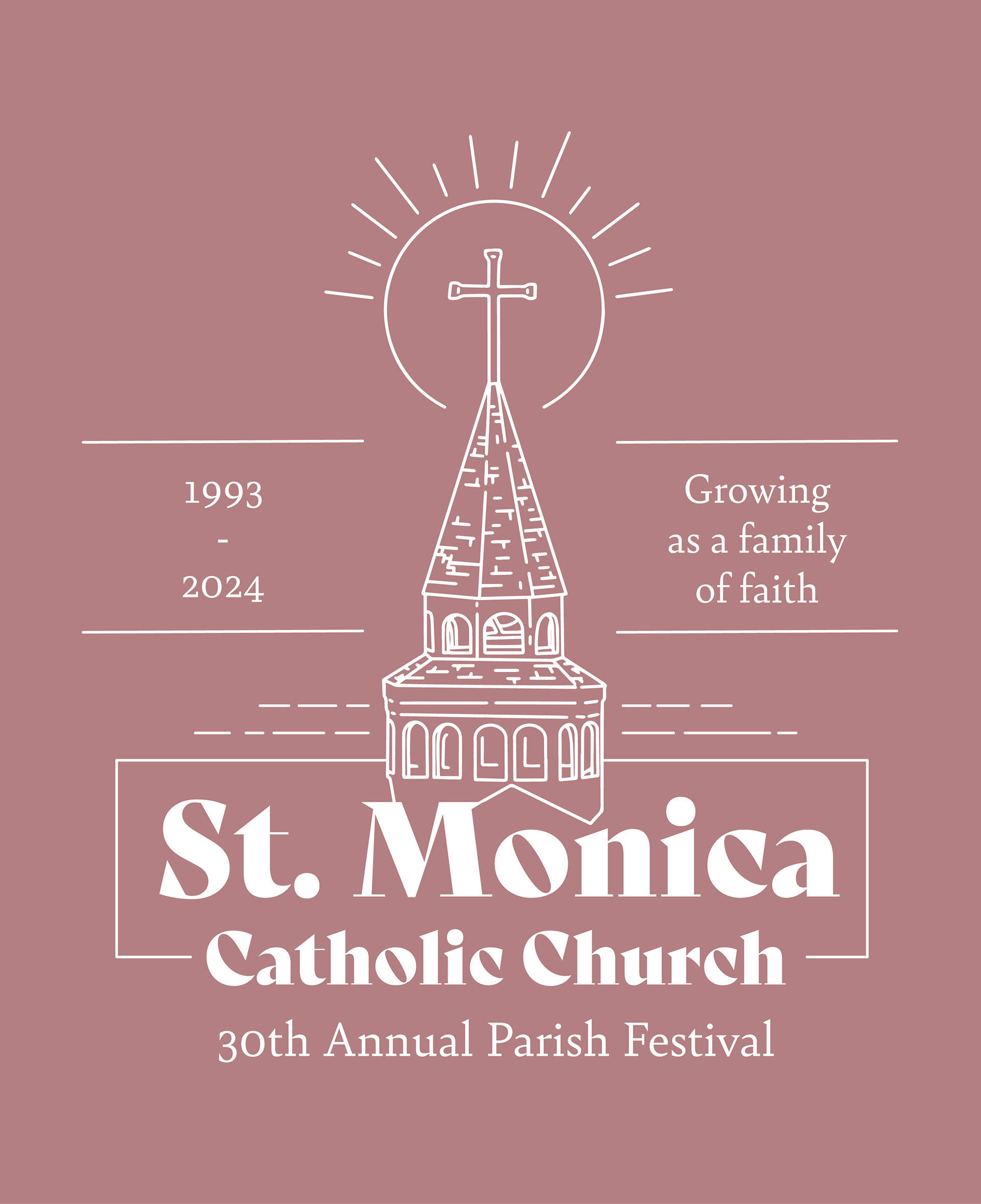 St. Monica Parish Festival T-Shirt