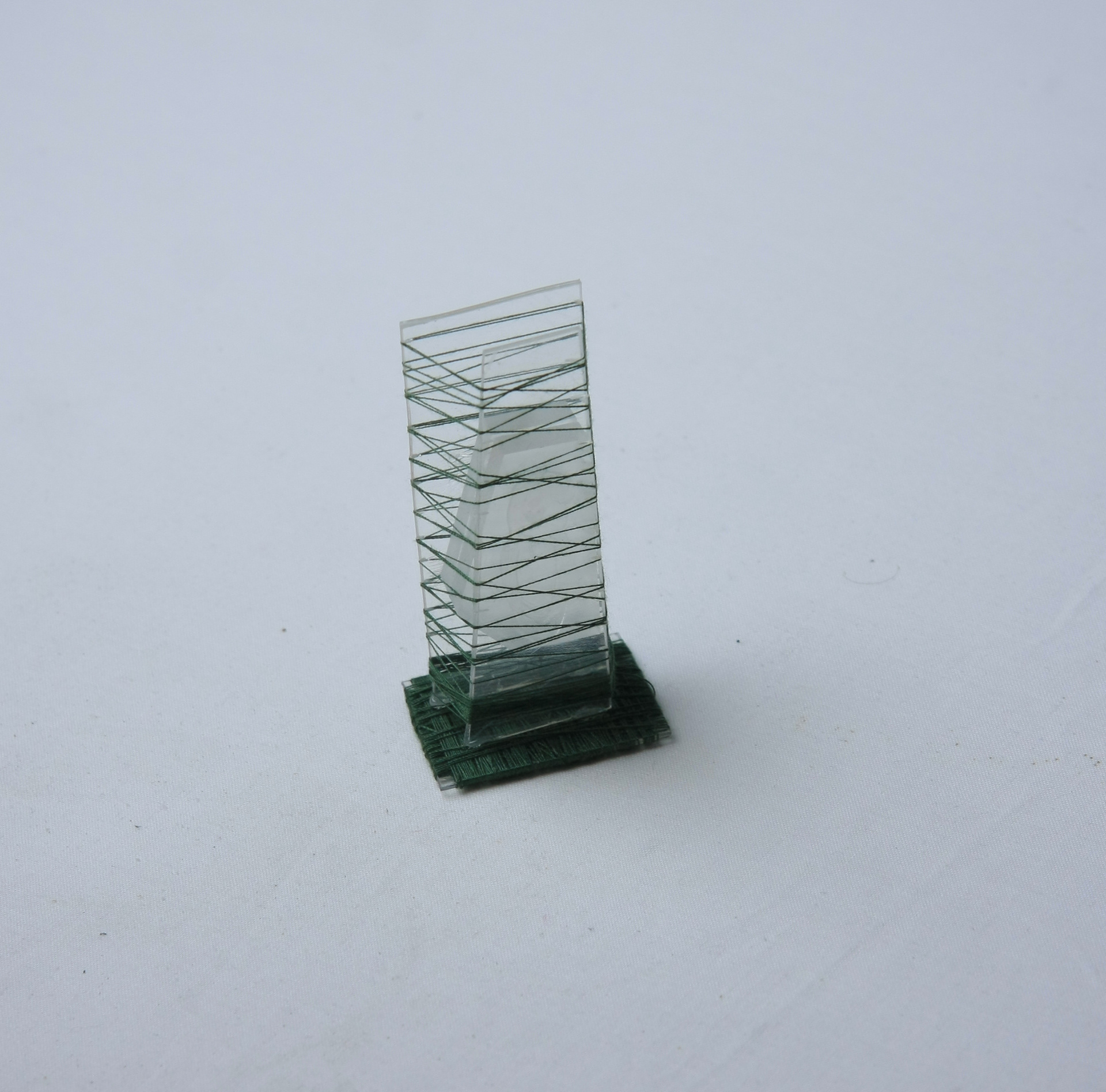 Material: thread and Plexiglas