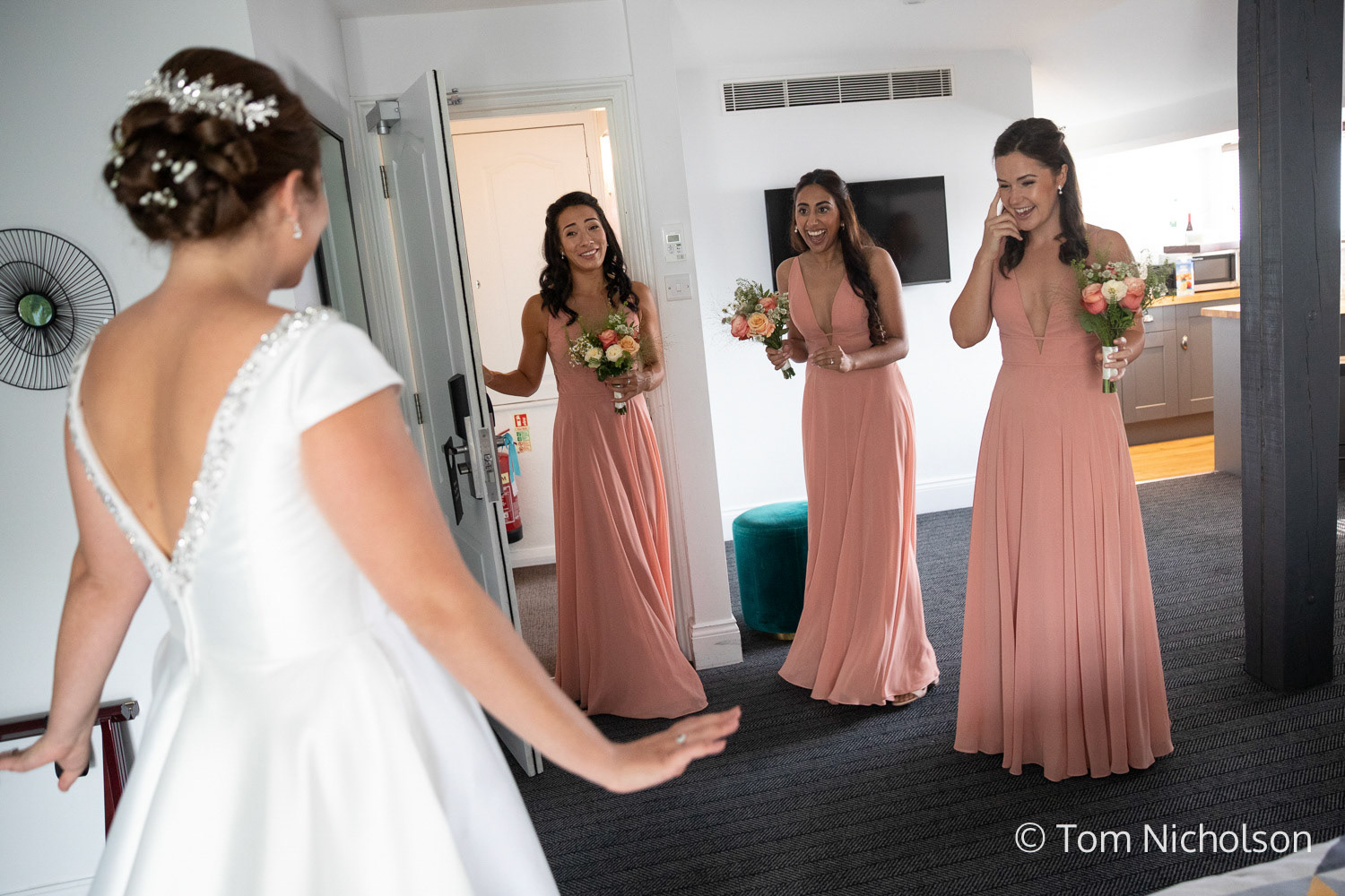 ©2020 Tom Nicholson. 19/09/2020. London, UK. The Wedding of Steph and Filip Harding at The Lodge Hotel Putney, Wandsworth Town Hall and Le Gothique. Photo credit : Tom Nicholson