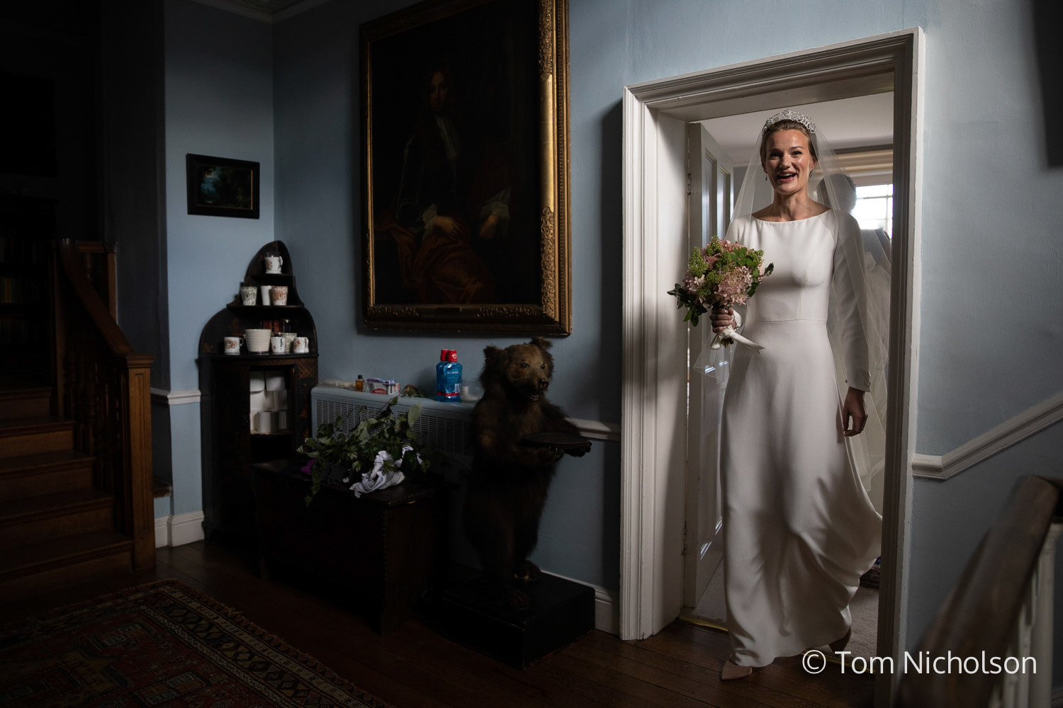 ©2020 Tom Nicholson. 05/09/2020. Abergavenny, UK. The Wedding of Tom and Sarah Barter, at Church of Our Lady and St Michael in Avergavenny, and Sarah’s family home, Llanover House. Photo credit : Tom Nicholson