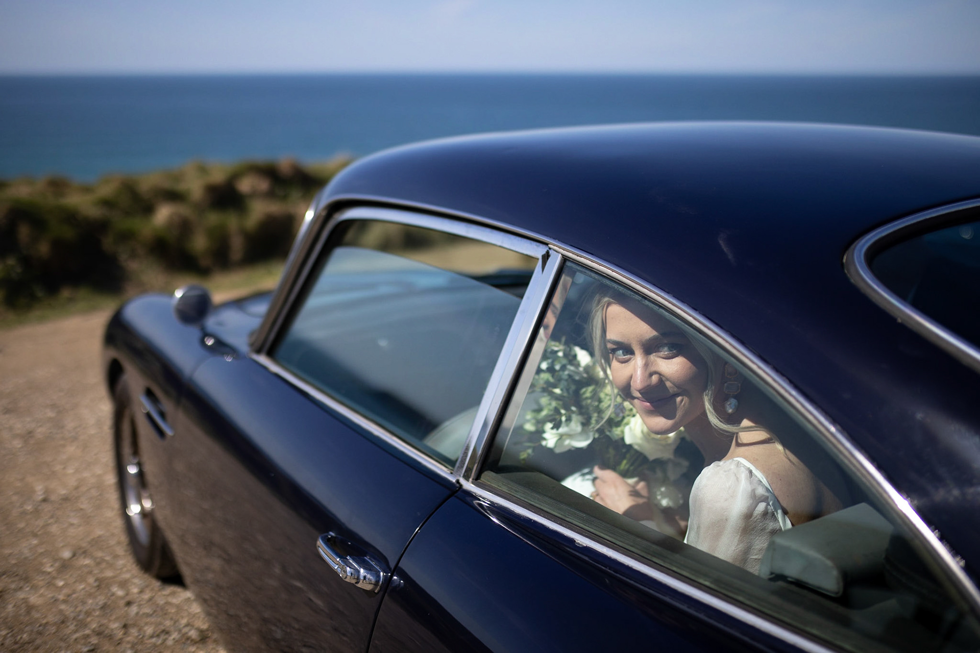 ©2022 Tom Nicholson. 09/04/2022. Redruth, UK. The Wedding of Emily and George Haynes at Portreath Beach, Gwenapp Parish Church, Bassett's Cove and Higher Laity Farm. Photo credit : Tom Nicholson