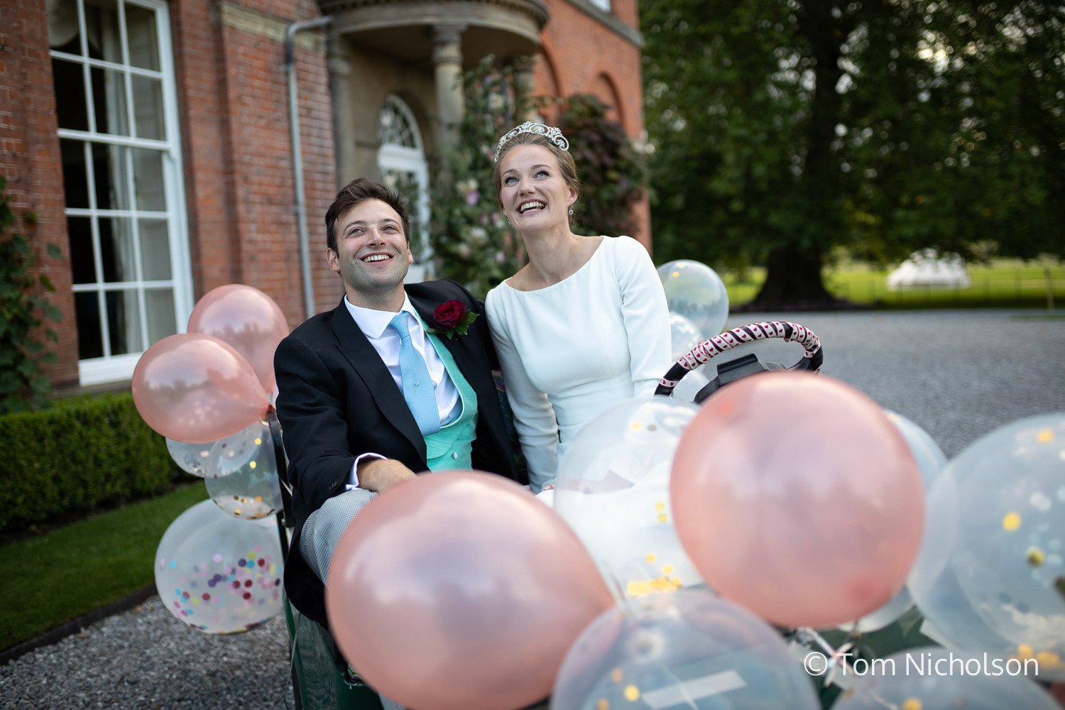 ©2020 Tom Nicholson. 05/09/2020. Abergavenny, UK. The Wedding of Tom and Sarah Barter, at Church of Our Lady and St Michael in Avergavenny, and Sarah’s family home, Llanover House. Photo credit : Tom Nicholson