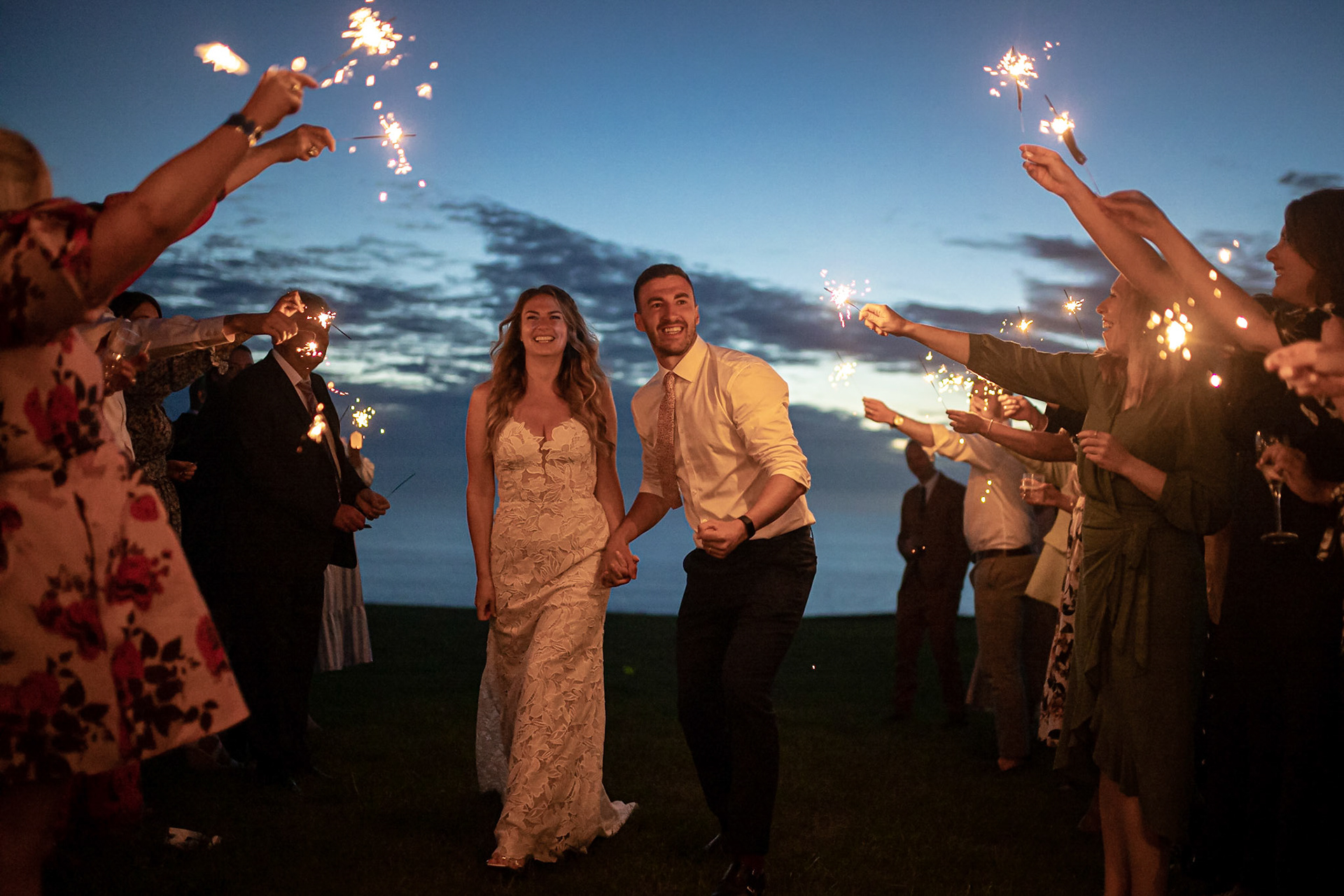 ©2022 Tom Nicholson. 10/09/2022. Newquay, UK. The wedding of Betsy and Jamie Maskell at Mawgan Bay View and Bre Pen Farm in Mawgan Porth, Cornwall. Photo credit : Tom Nicholson