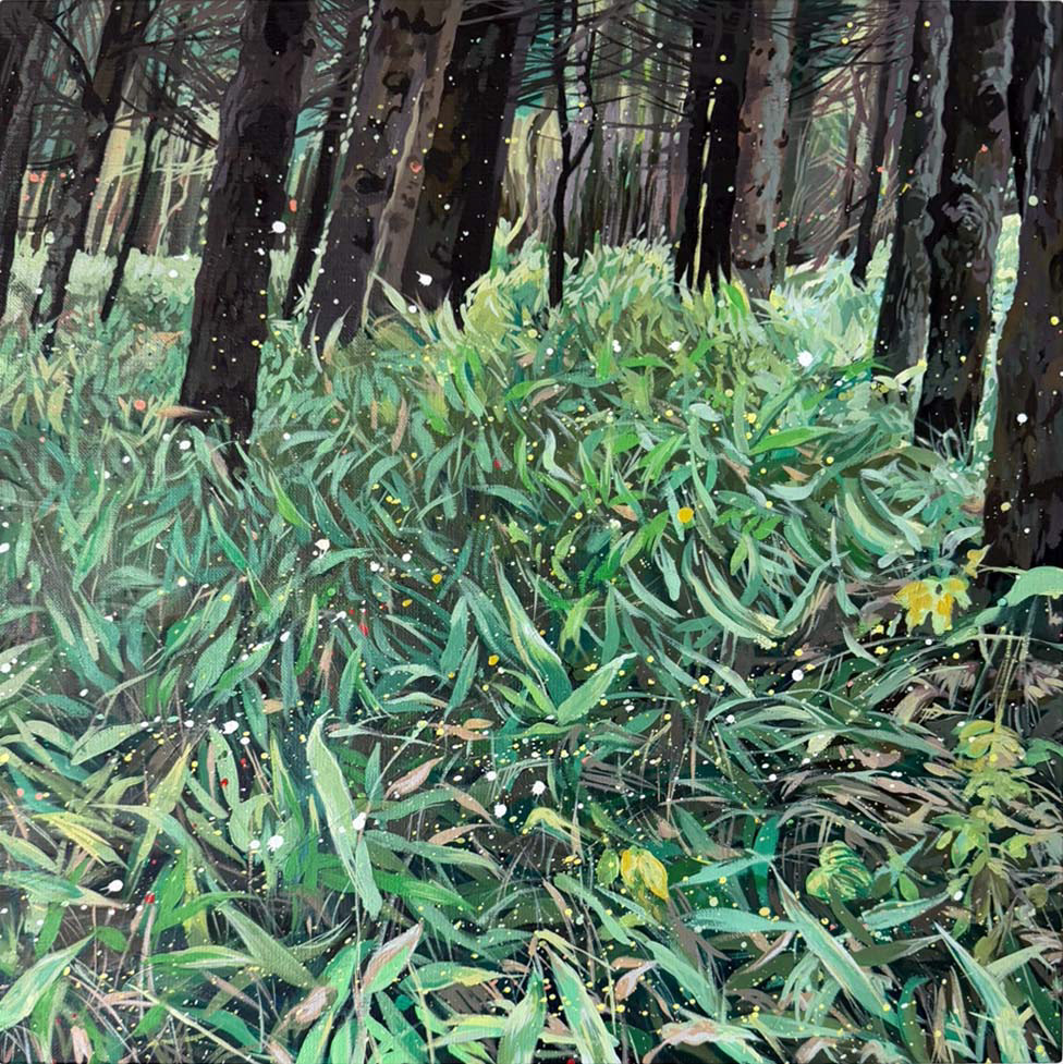 흐르는 기억의 결1, 45.5x45.5cm, oil on canvas, 2026