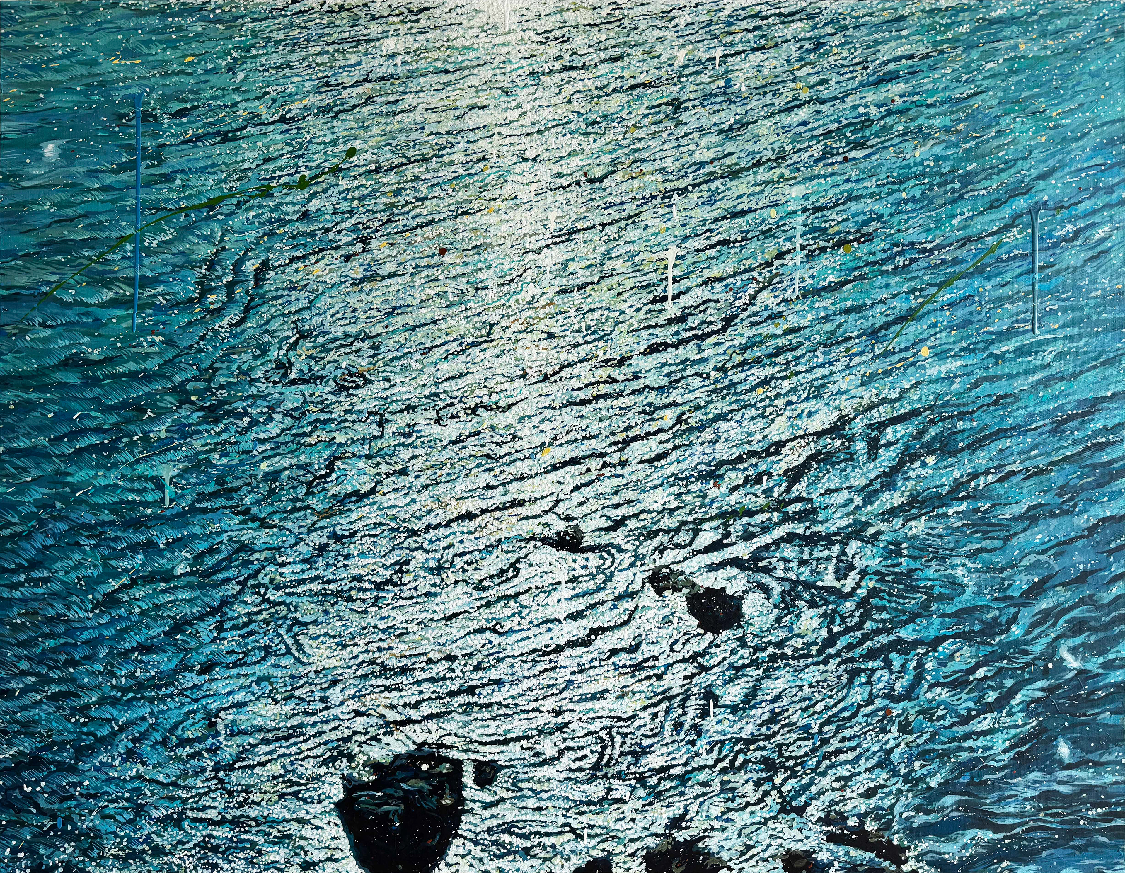 부유하는 빛, oil on canvas, 112.1x145.5cm, 2025
