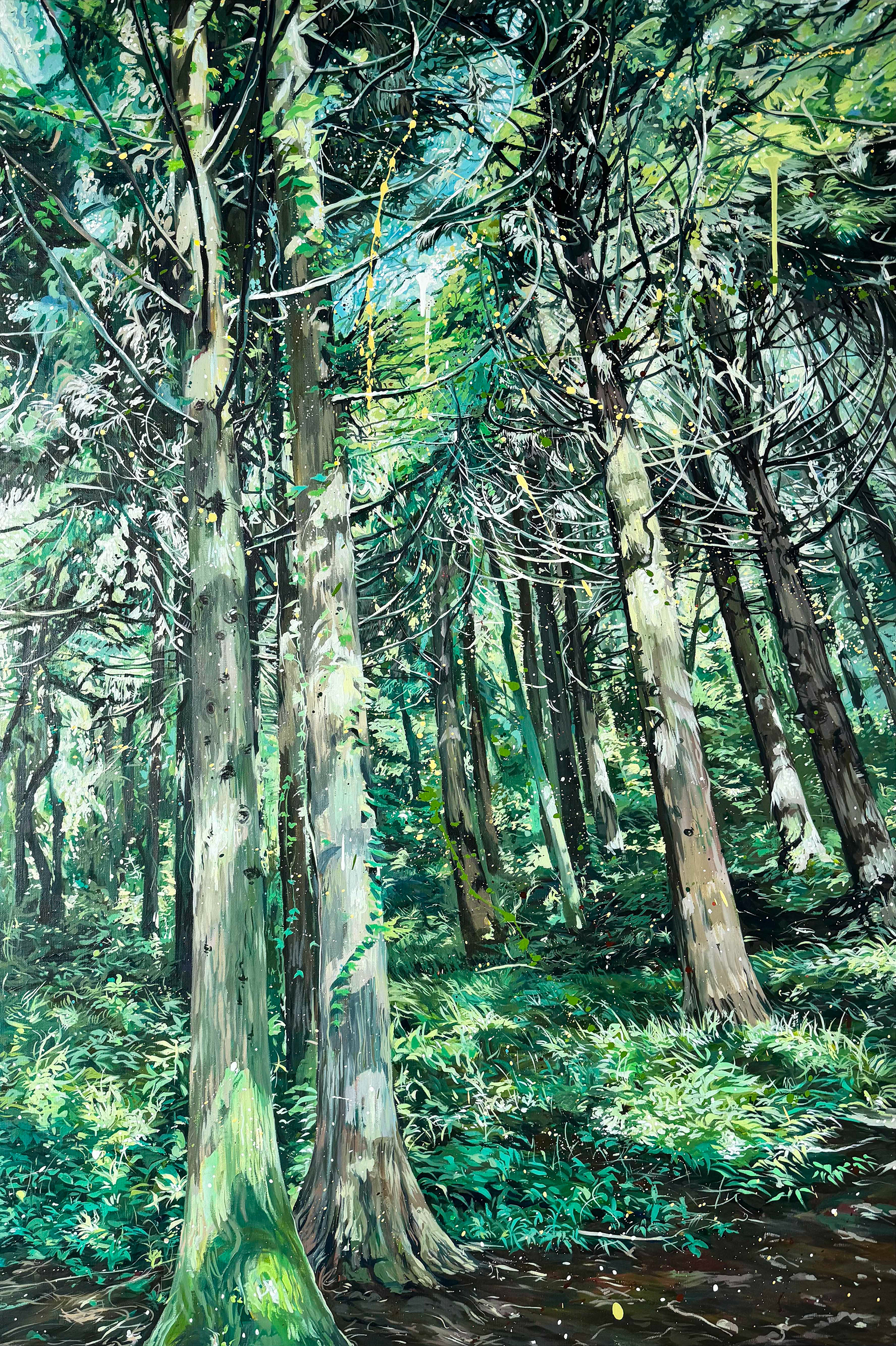 여름의 생명2, 97x145.5cm, oil on canvas, 2025