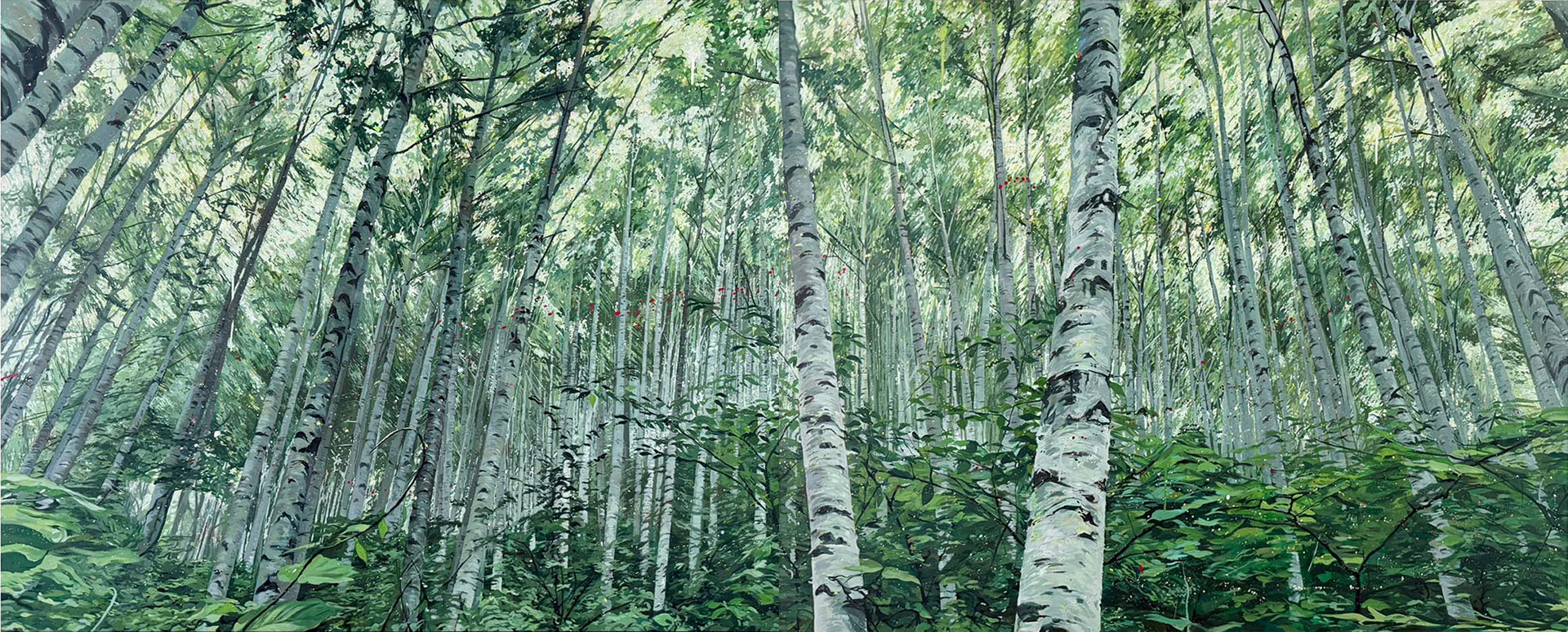 하얀기억, 324.4x130.3cm, oil on canvas, 2026