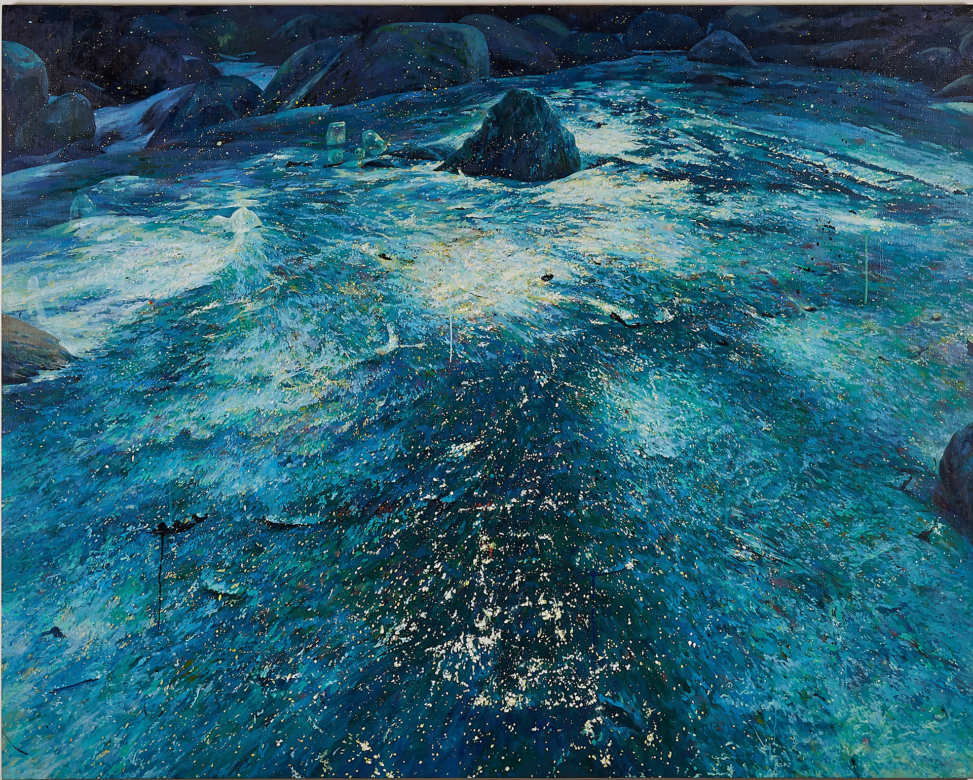 얼음계곡, oil on canvas, 181.8x227.3.cm, 2022