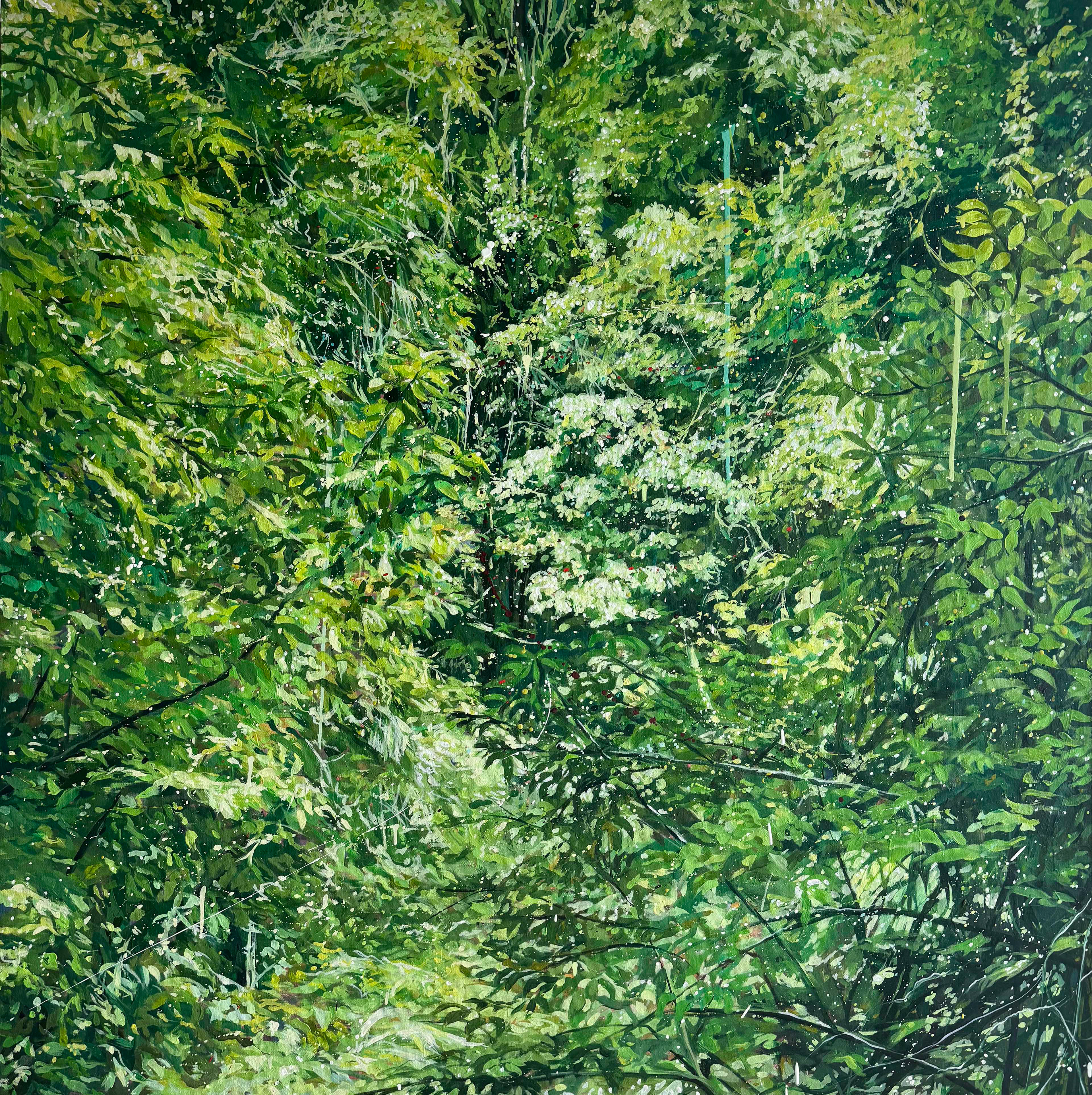 봄의산책, oil on canvas, 97x97cm, 2025