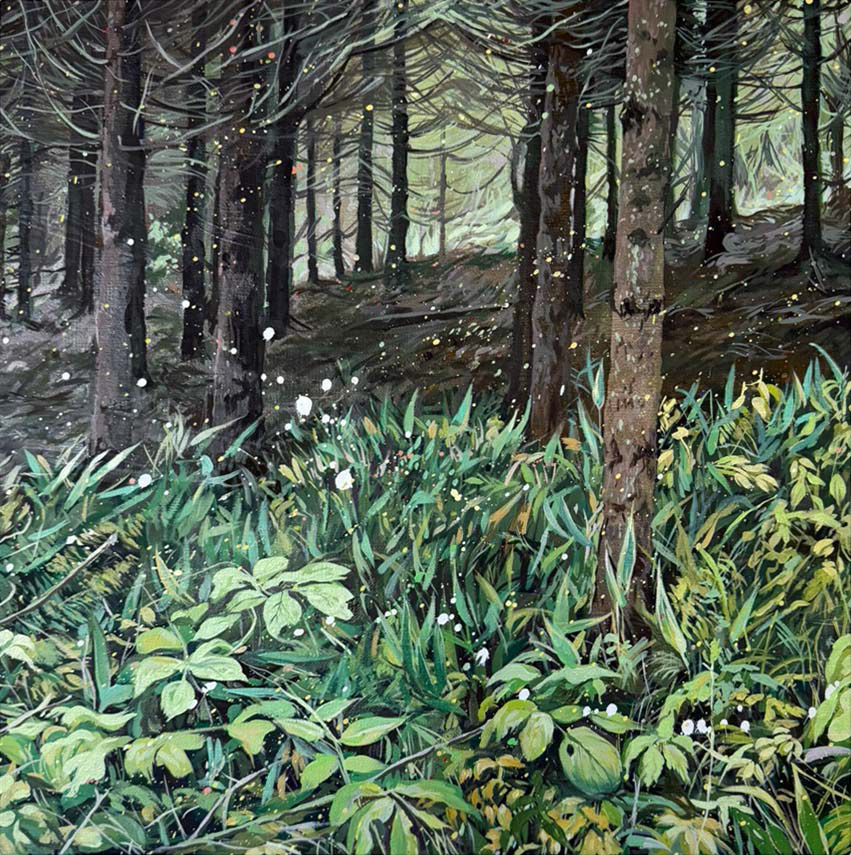 흐르는 기억의 결4, 45.5x45.5cm, oil on canvas, 2026
