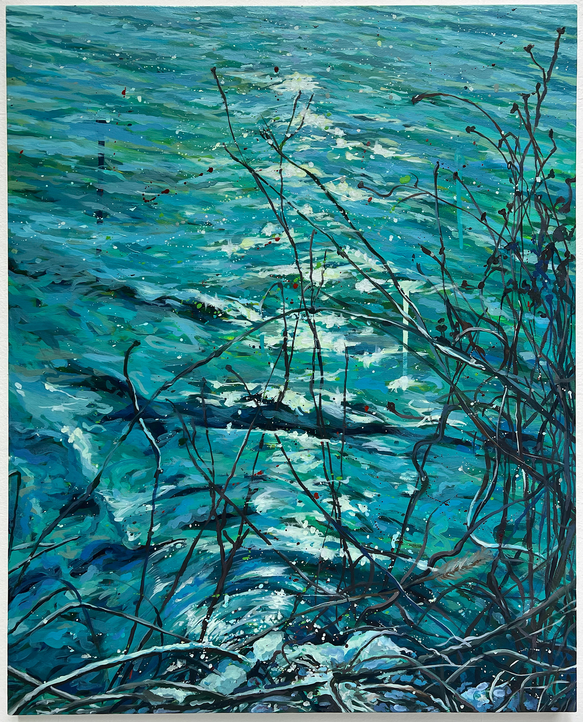 강윤슬, oil on canvas, 65.1x53cm, 2023