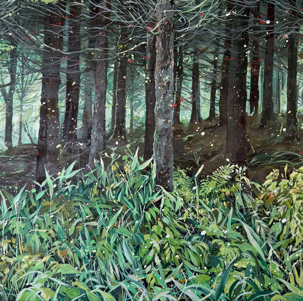 흐르는 기억의 결3, 45.5x45.5cm, oil on canvas, 2026