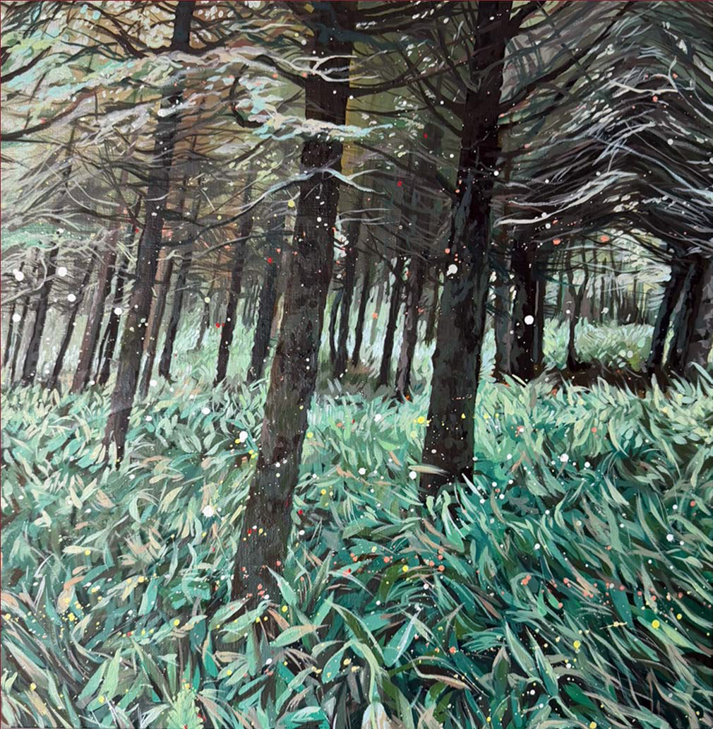 흐르는 기억의 결2, 45.5x45.5cm, oil on canvas, 2026