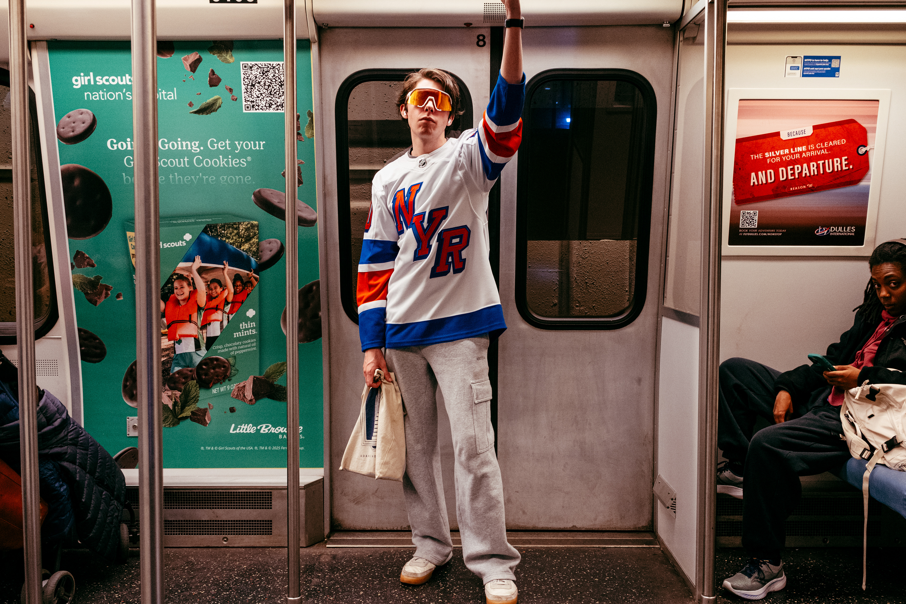 Metro rider, Washington DC, 2025