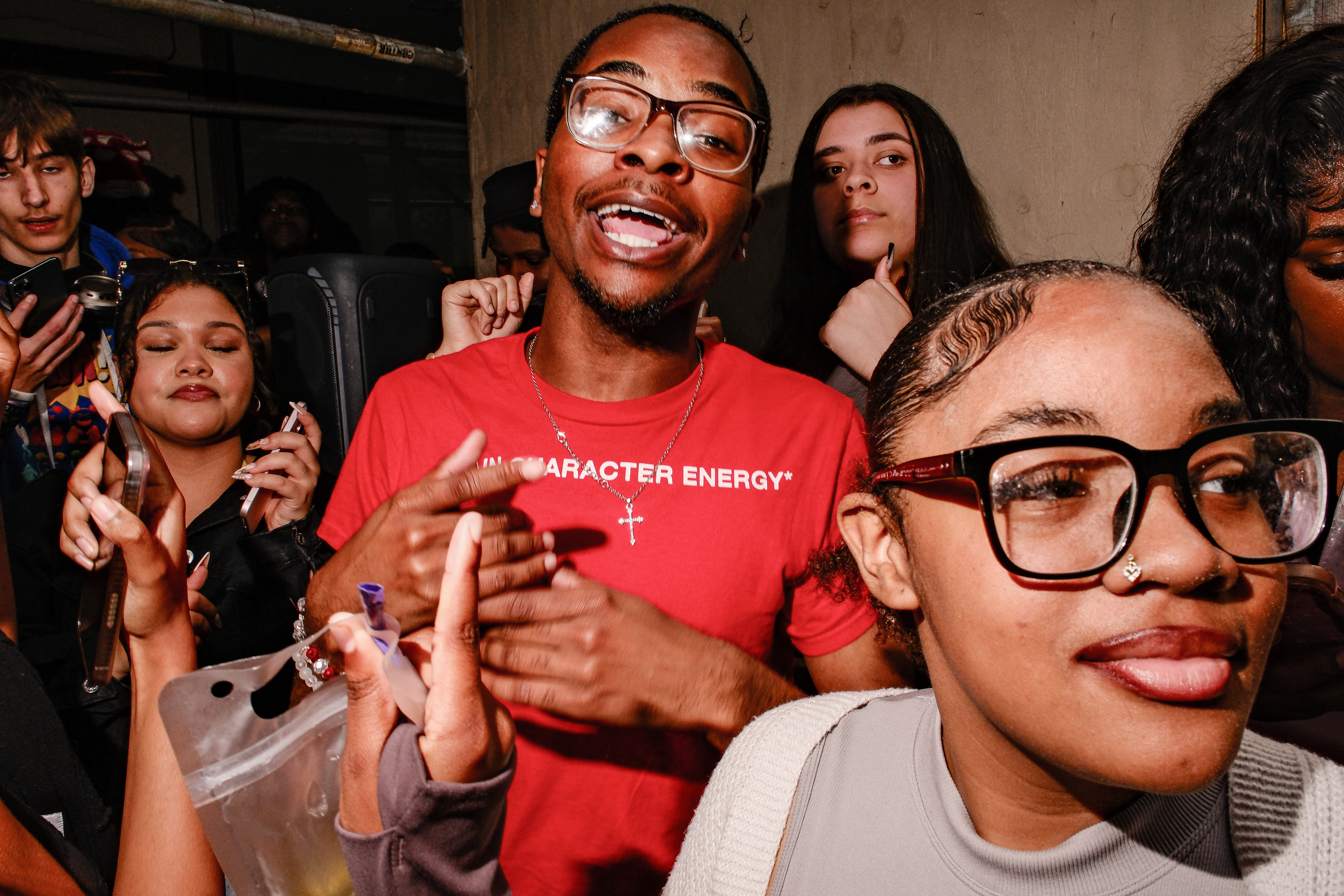 Party goers at the Philly Pride Block Party, Philadelphia, 2025