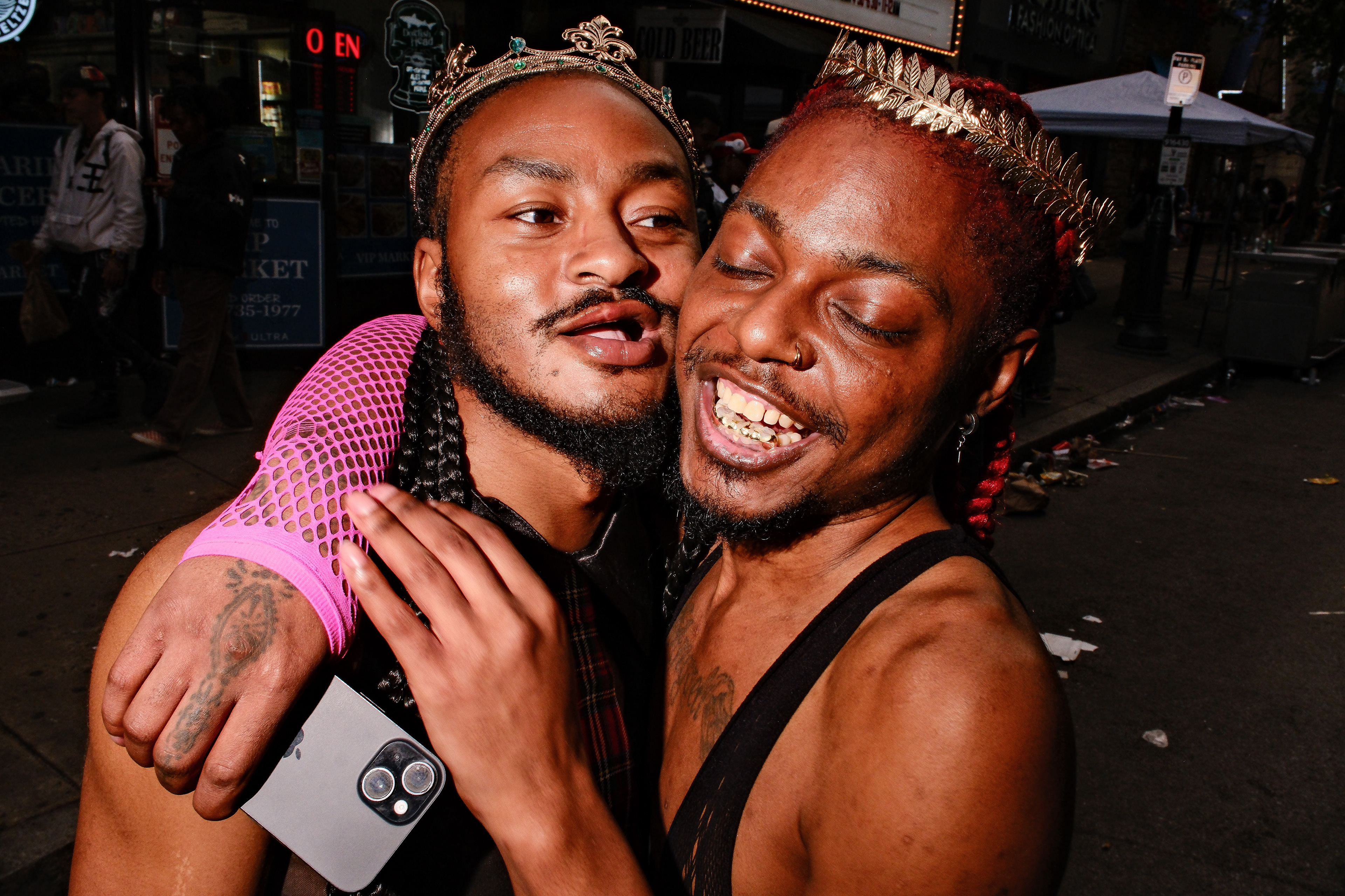 A couple at Philly Pride Block Party, Philadelphia 2025