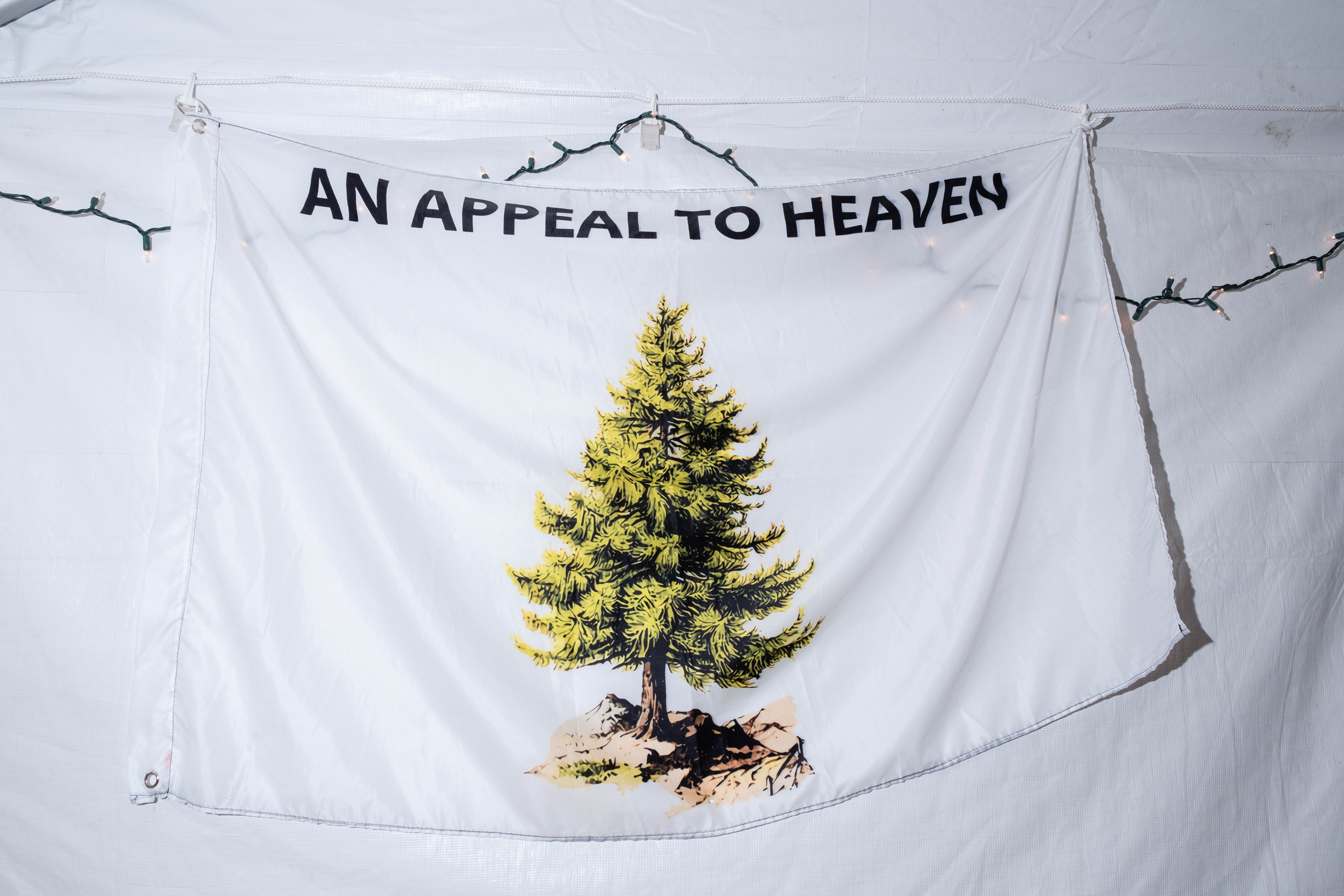 Once a symbol of the Revolutionary war, the pine tree flag has since been repurposed as a symbol of Christian Nationalism