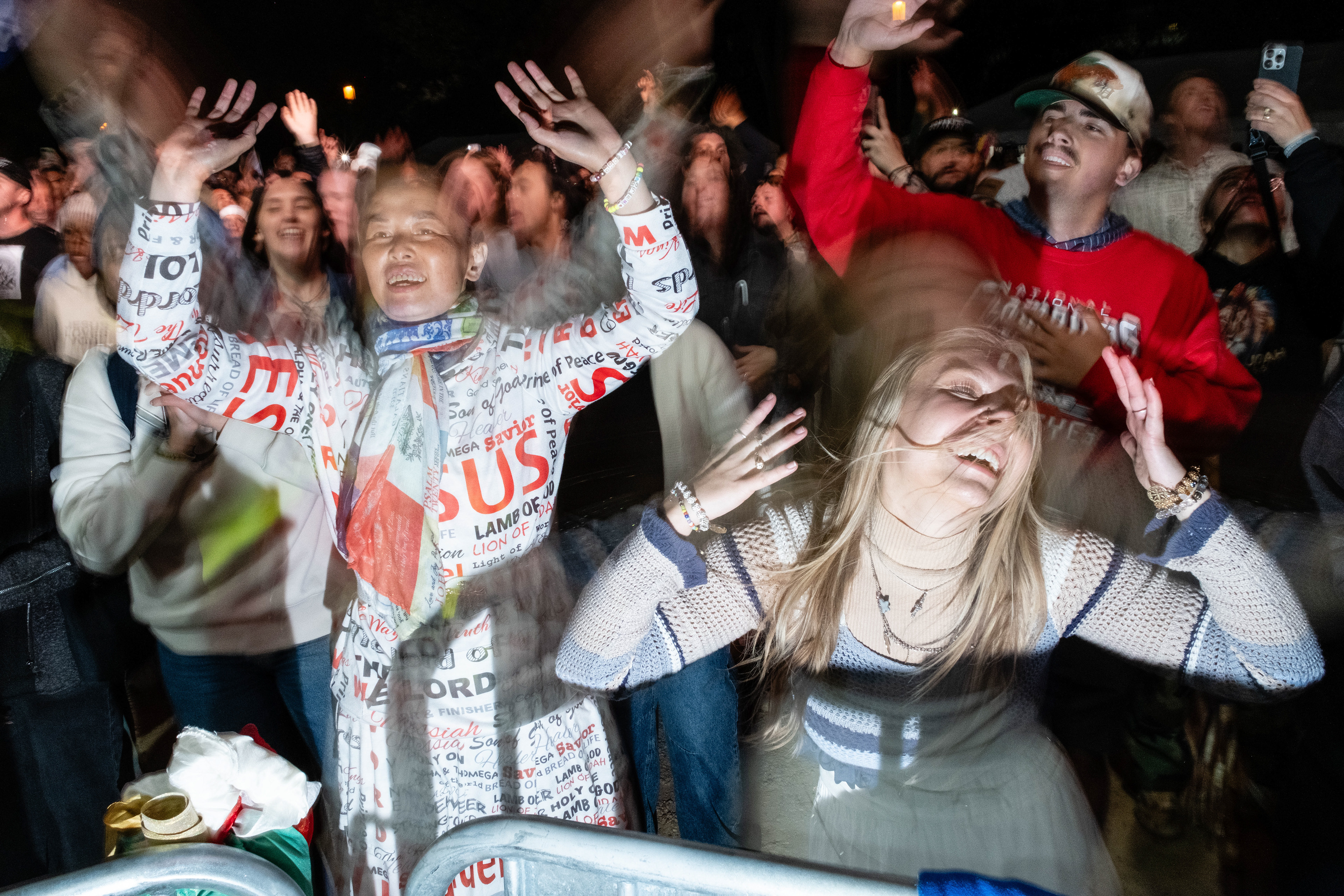 The evenings consisted of speeches, rallies and concerts.