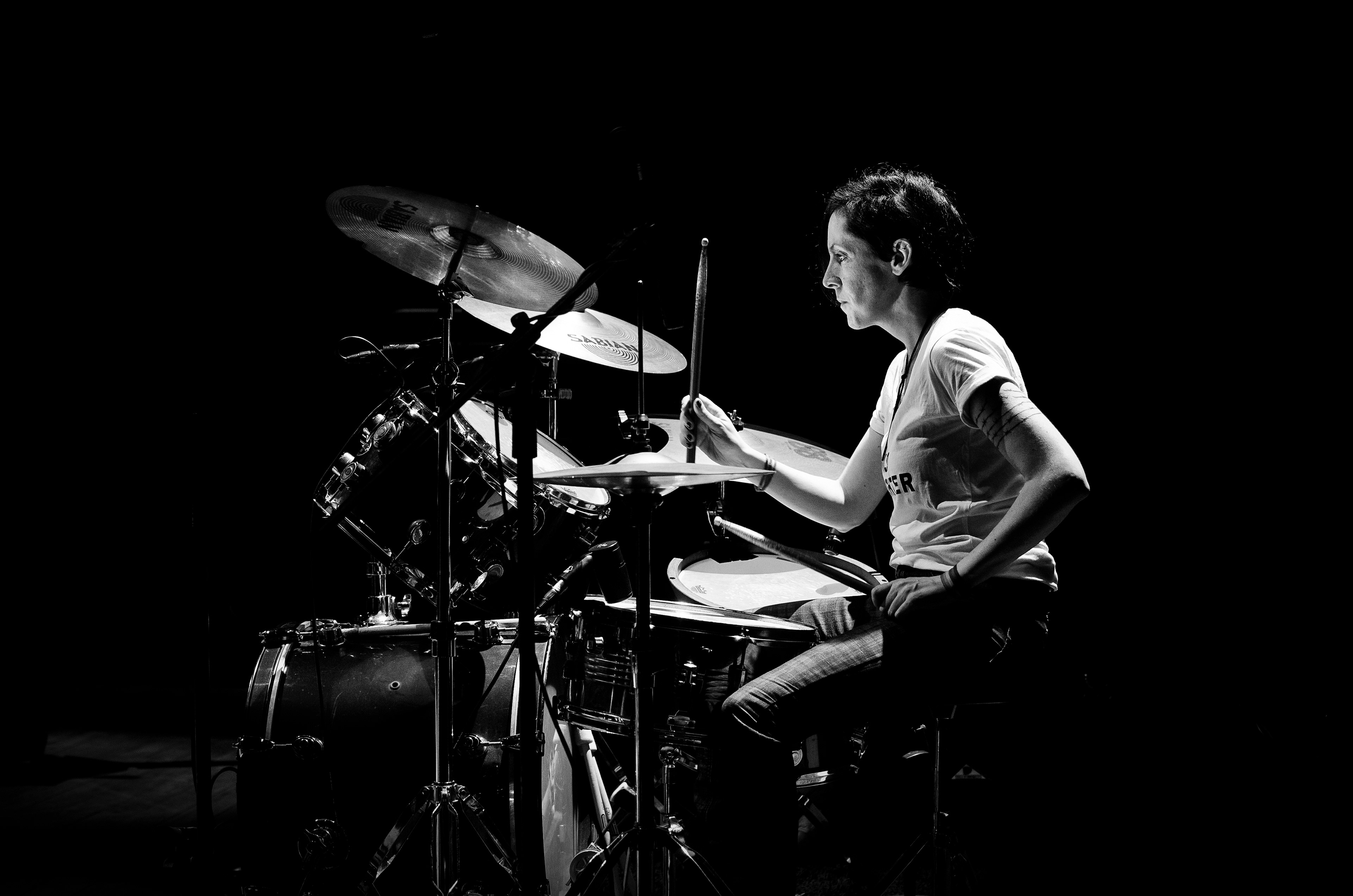 Majo Z, baterista de la Banda Hija Única.