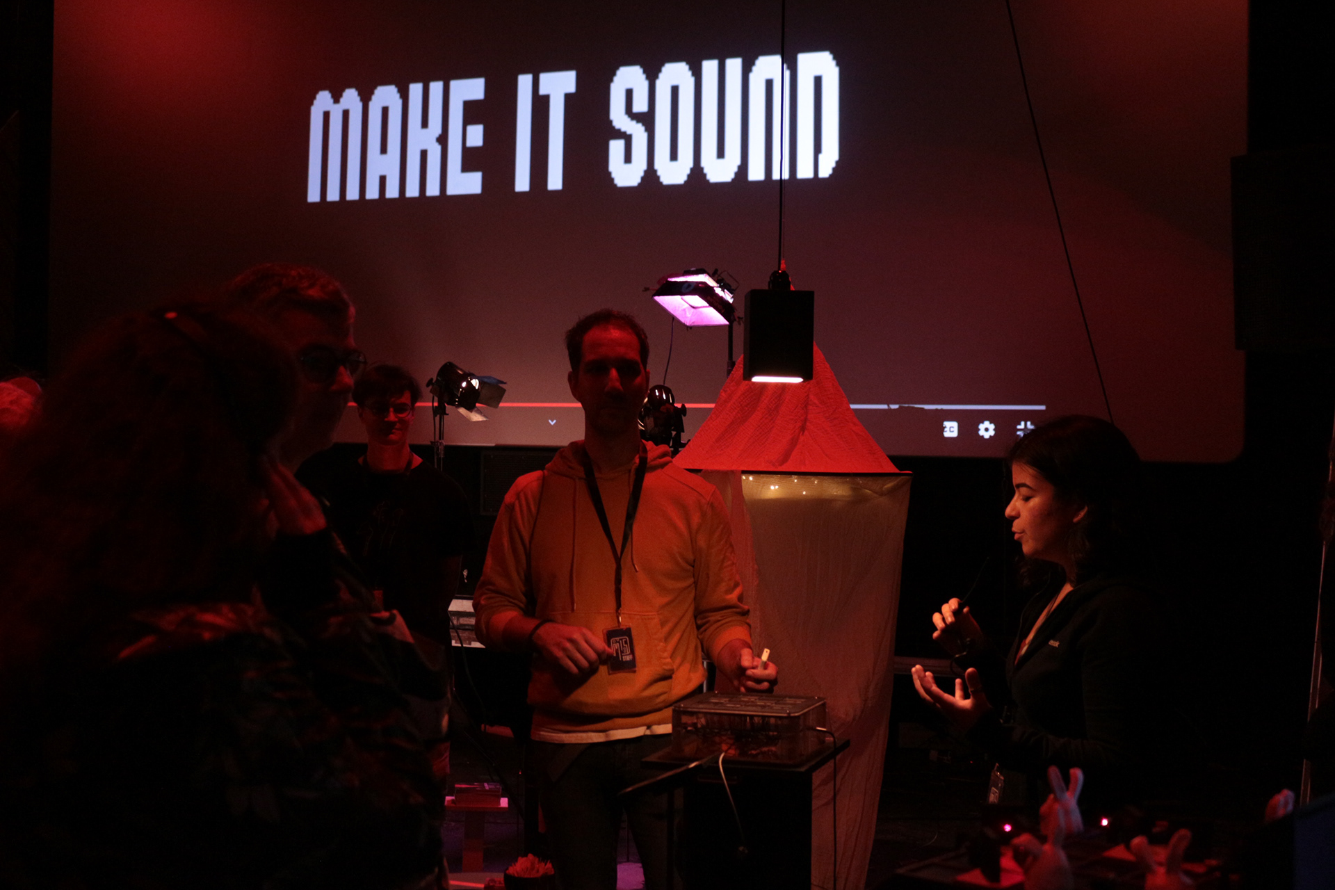 Presenting the Cube Composer to the DDW VIP tour