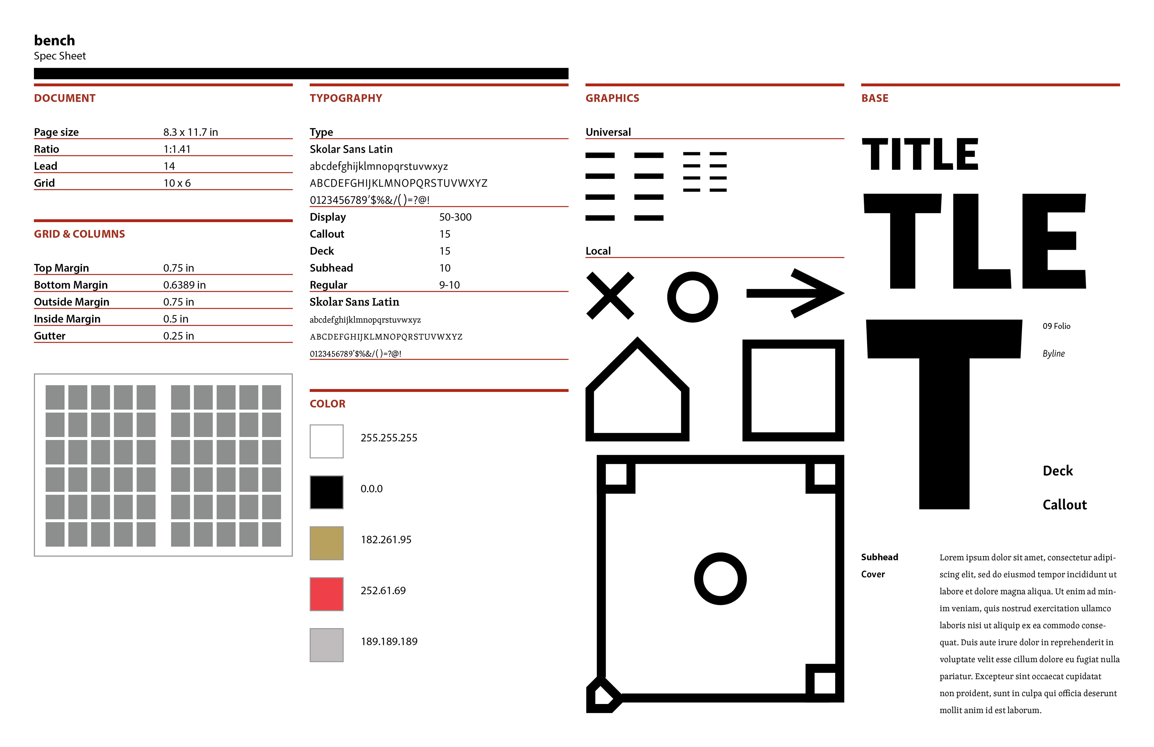 Spec Sheet