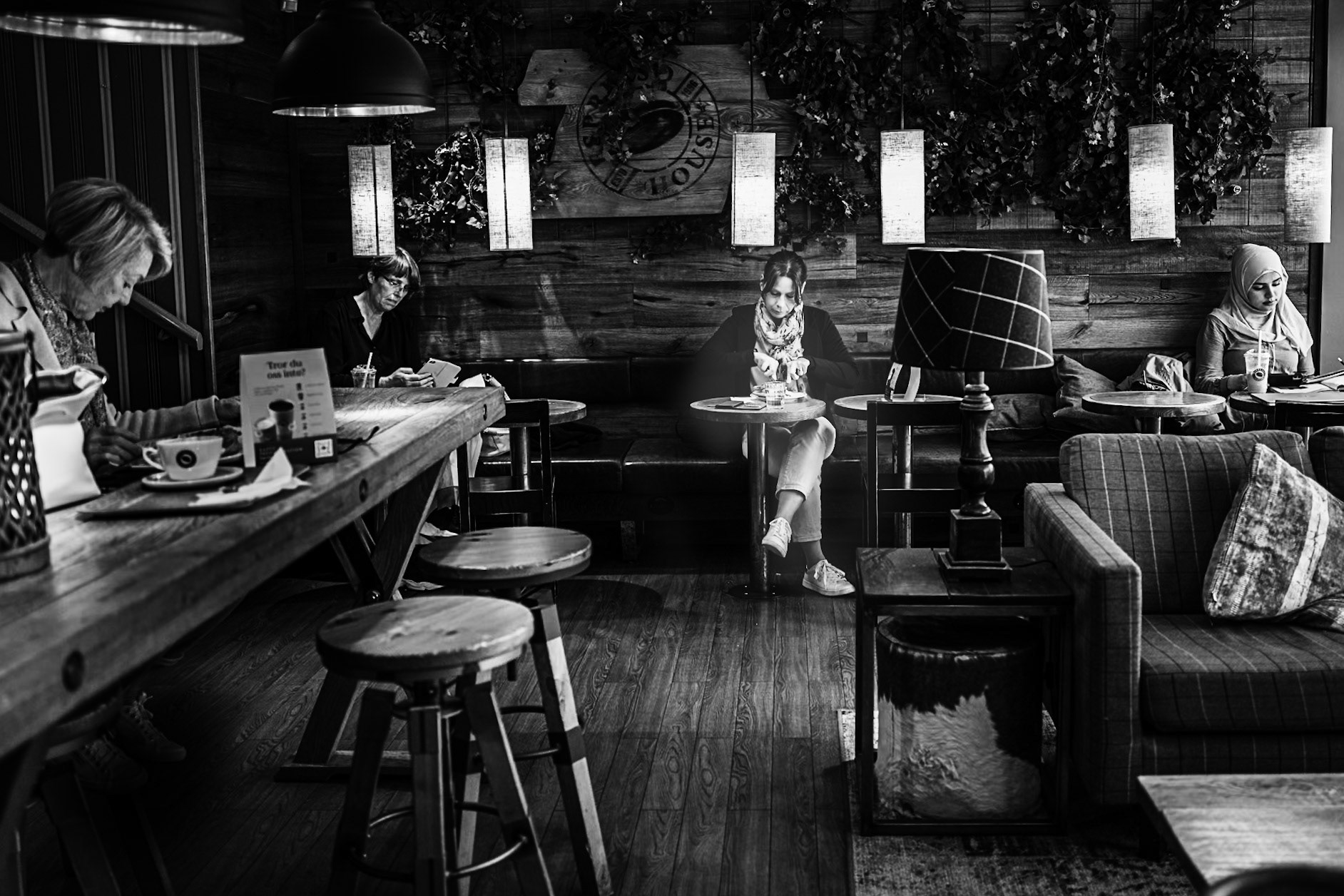 Corona restrictions at work.