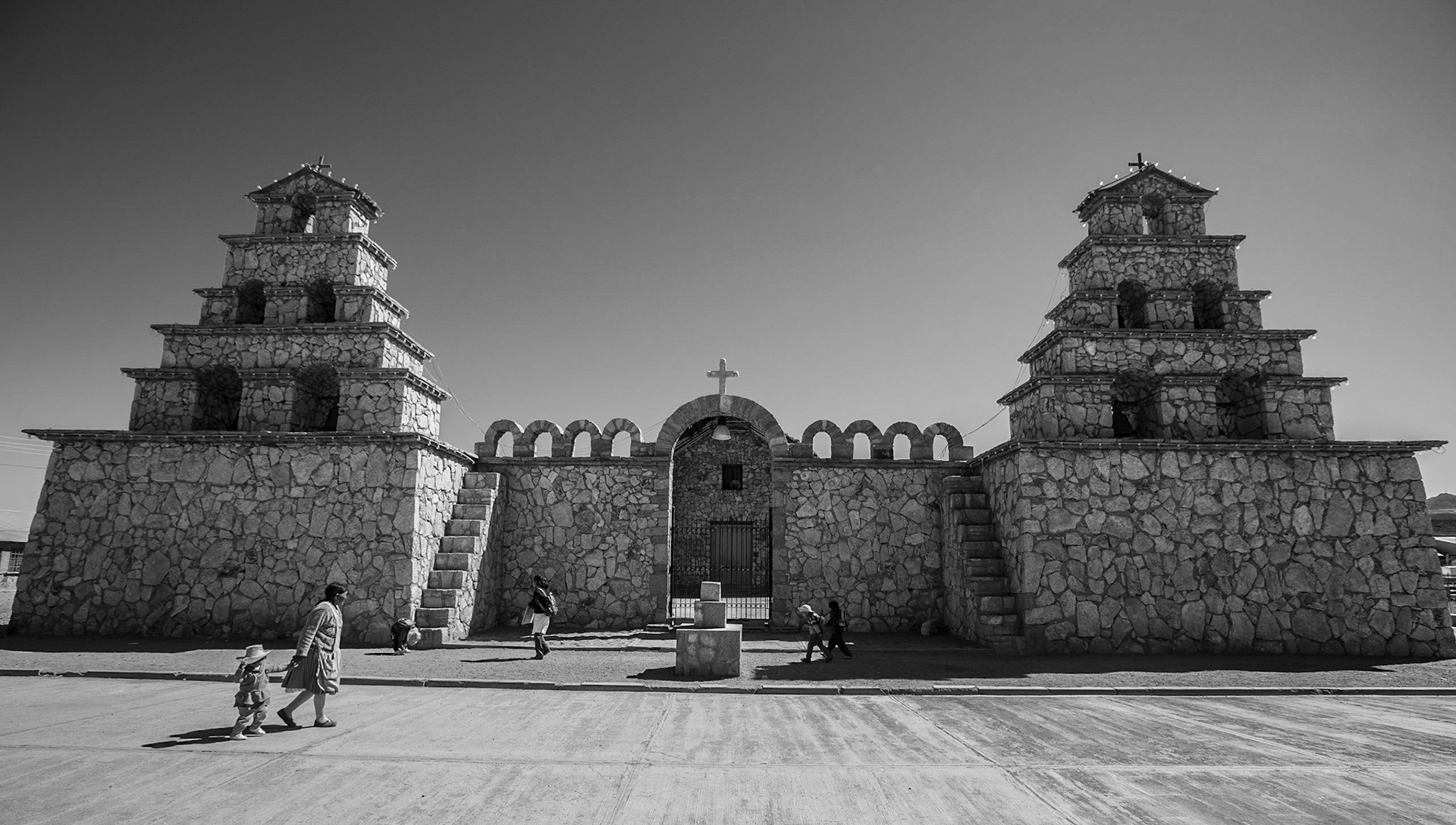San Cristóbal Lípez, Bolivia. Since the Spanish colonization, there has always been a small town dedicated to mining in San Cristóbal. The original colonial town was moved to a new location to allow large-scale exploitation of the San Cristóbal mine. The new town was equipped with basic services and the old church -considered one of the oldest in the Bolivian plateau- was moved to its new location stone by stone.