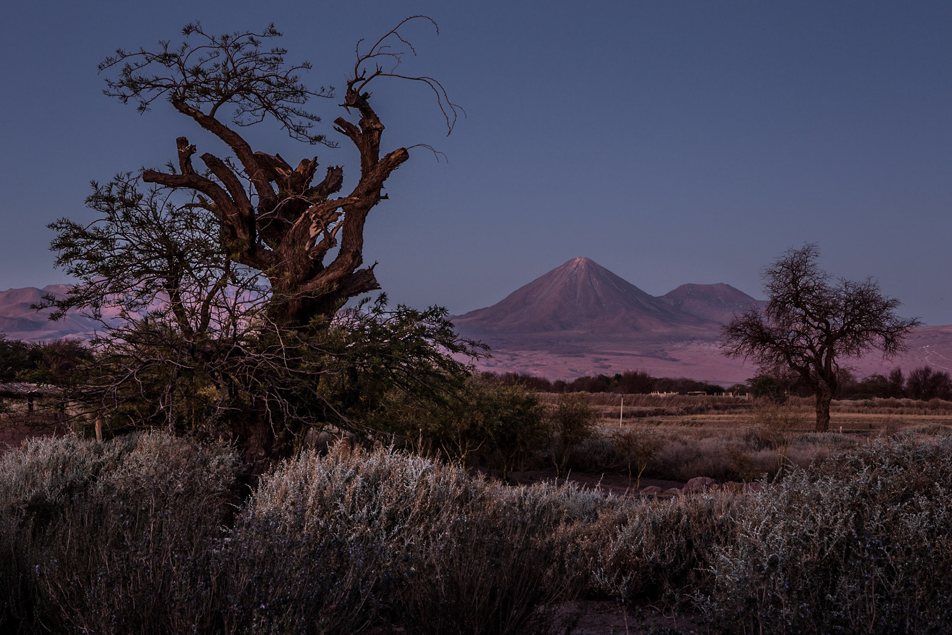 San Pedro de Atacama is a Chilean town and commune in Antofagasta Region. The town lies at an average of 2,400 m and is an excellent base for activities in the Atacama desert area: trekking, climbing, archaeological sightings, amateur astronomy, exploration tours in natural landscapes, etc. One of its landmark sites is the beautiful Licancabur volcano with extraordinary red colors at sunset.