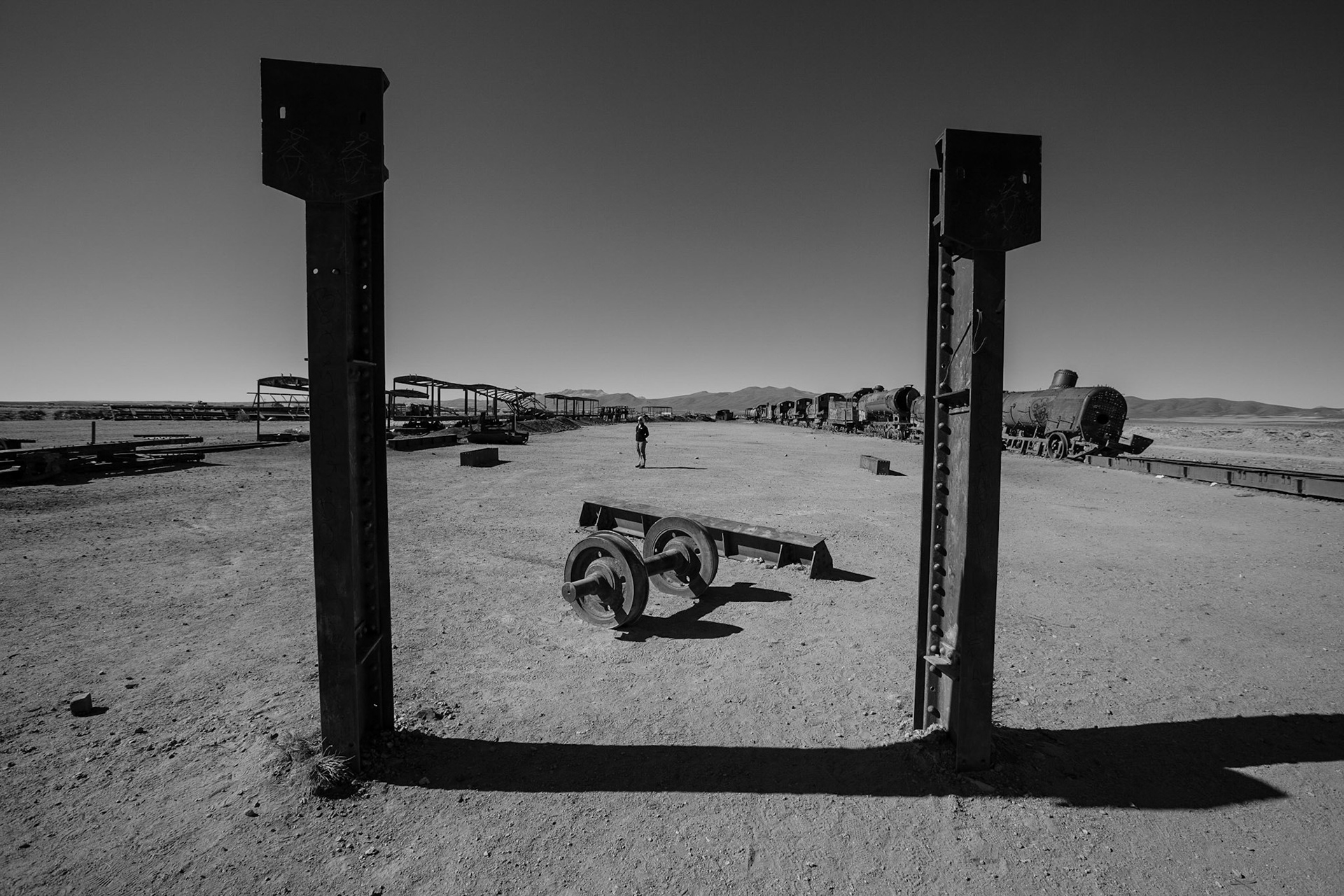 On the outskirts of Uyuni, Bolivia, lies a cemetery for trains, for locomotives. Uyuni has long been an important transportation hub in South America and it connects several major cities. In the early 19th century, big plans were made to build an even bigger network of trains out of Uyuni, but the project was abandoned because of a combination of technical difficulties and tension with neighboring countries. The trains and other equipment were left to rust and fade out of memory. In other places, the mighty steel trains would have held up better. The salt winds that blow over Uyuni, which hosts the world’s largest salt plain, have corroded all of the metal.
