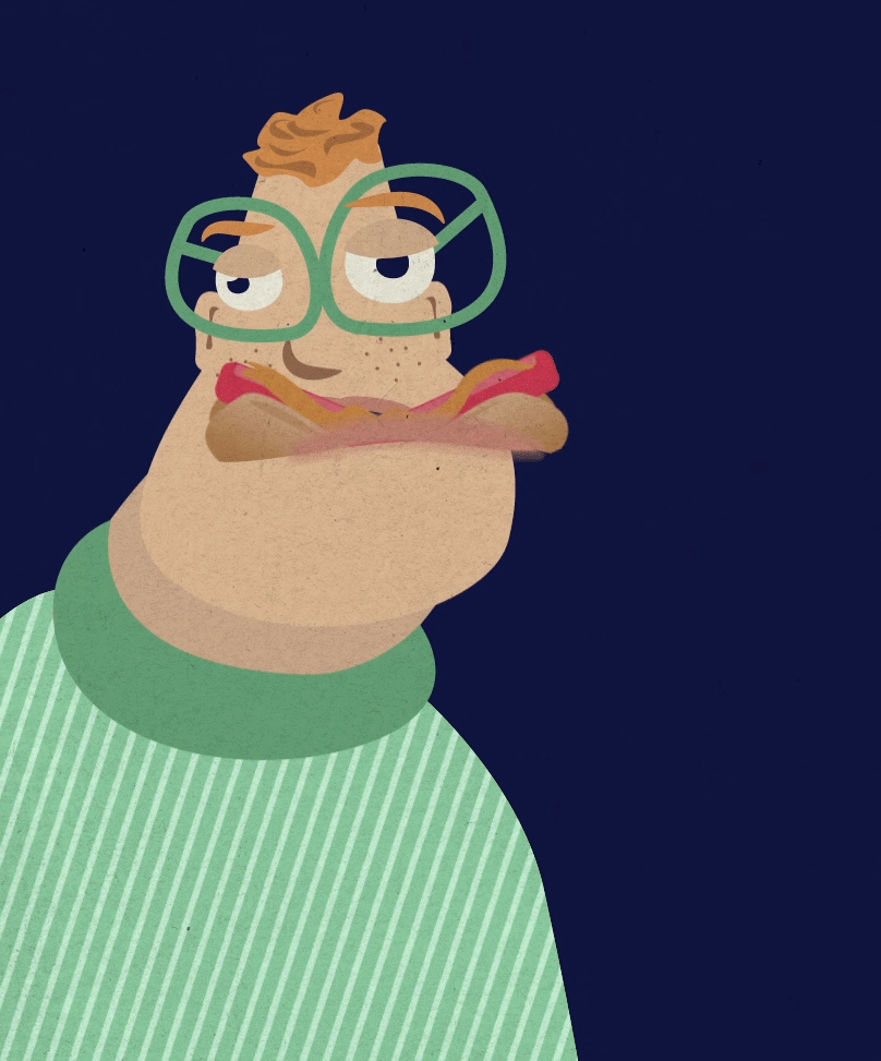 Lilian Segui Motion graphics - Breakfast time - Character animation